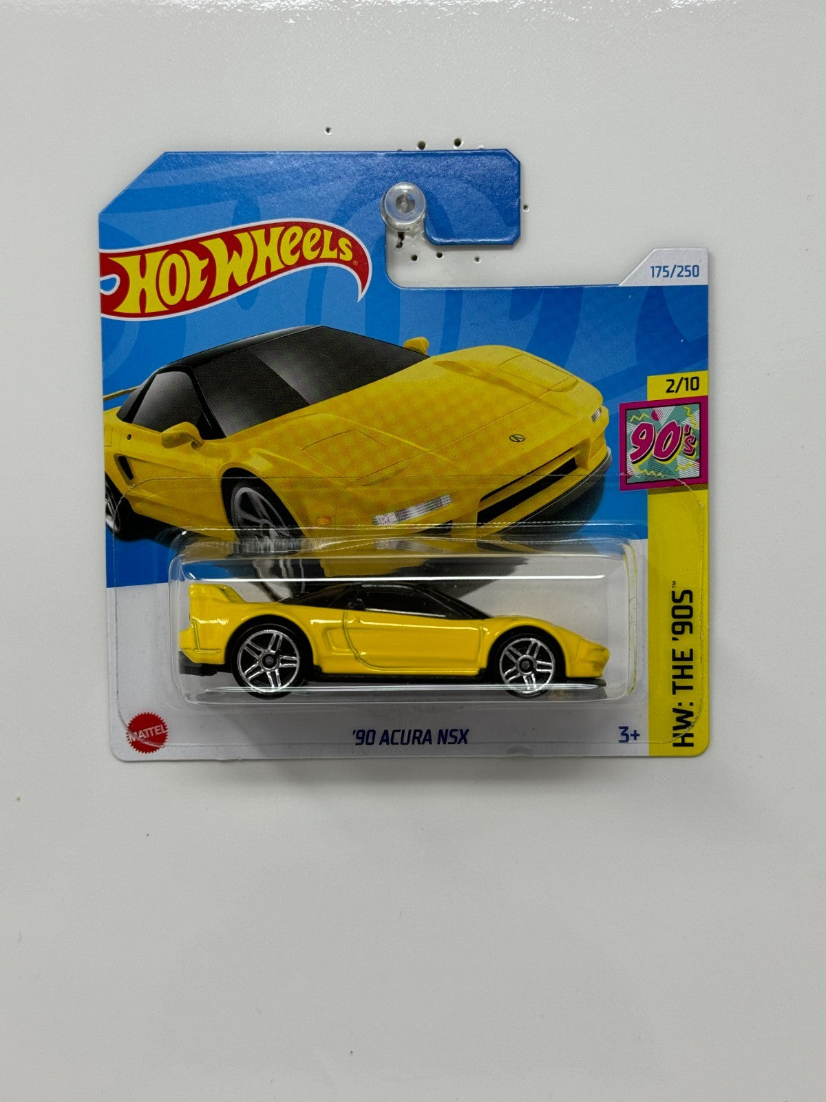 Hot Wheels HW The '90s 1990 Acura NSX JDM 1:64 Diecast Short Card