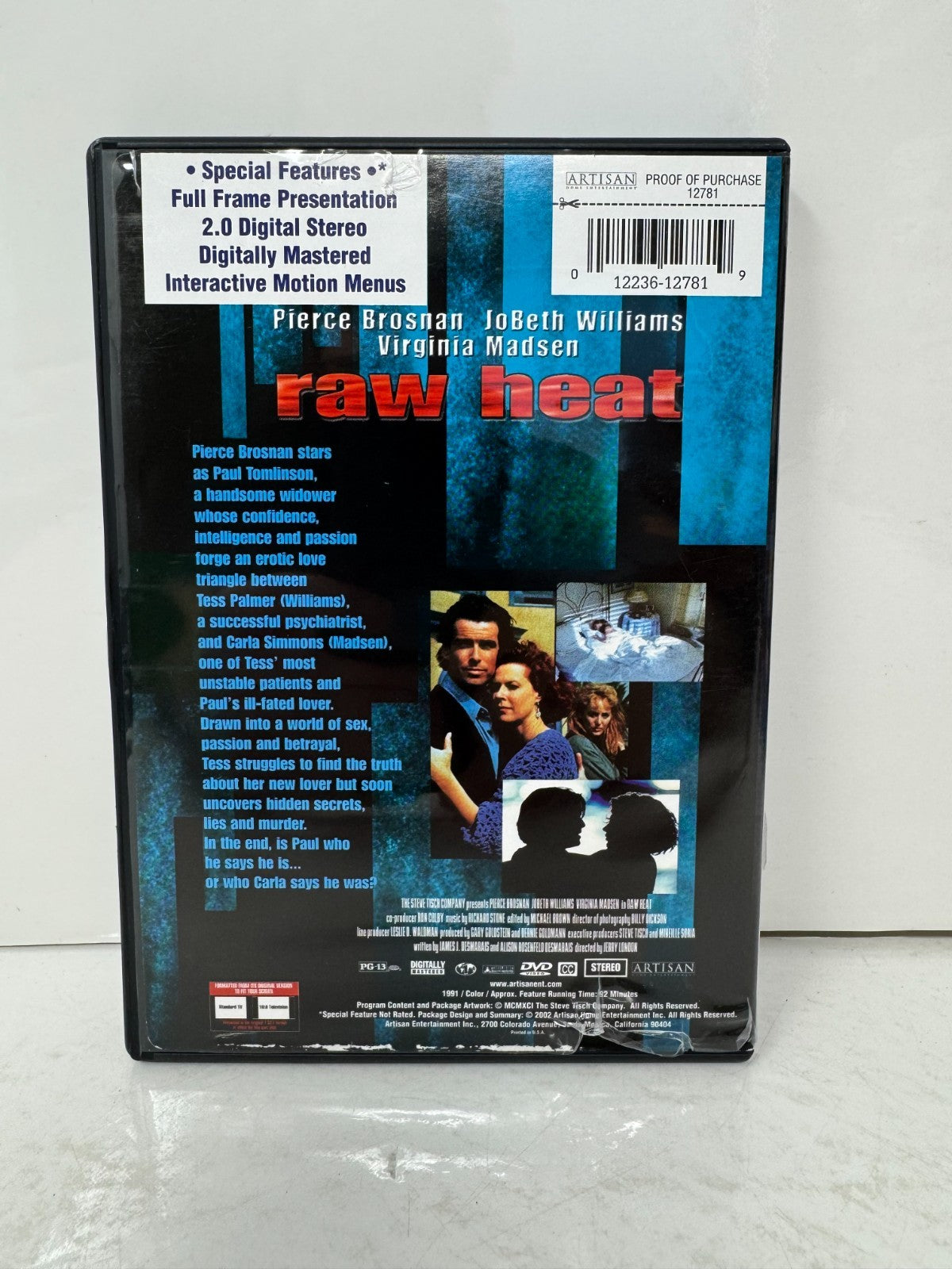 Raw Heat (DVD) Thriller Good Condition!!!