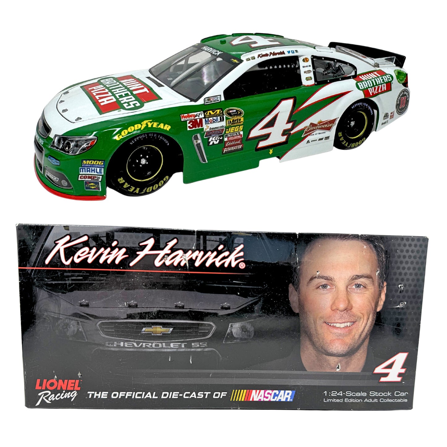 Lionel Racing Nascar #4 Kevin Harvick Hunts Brothers Pizza 2014 Chevy SS 1:24 Diecast