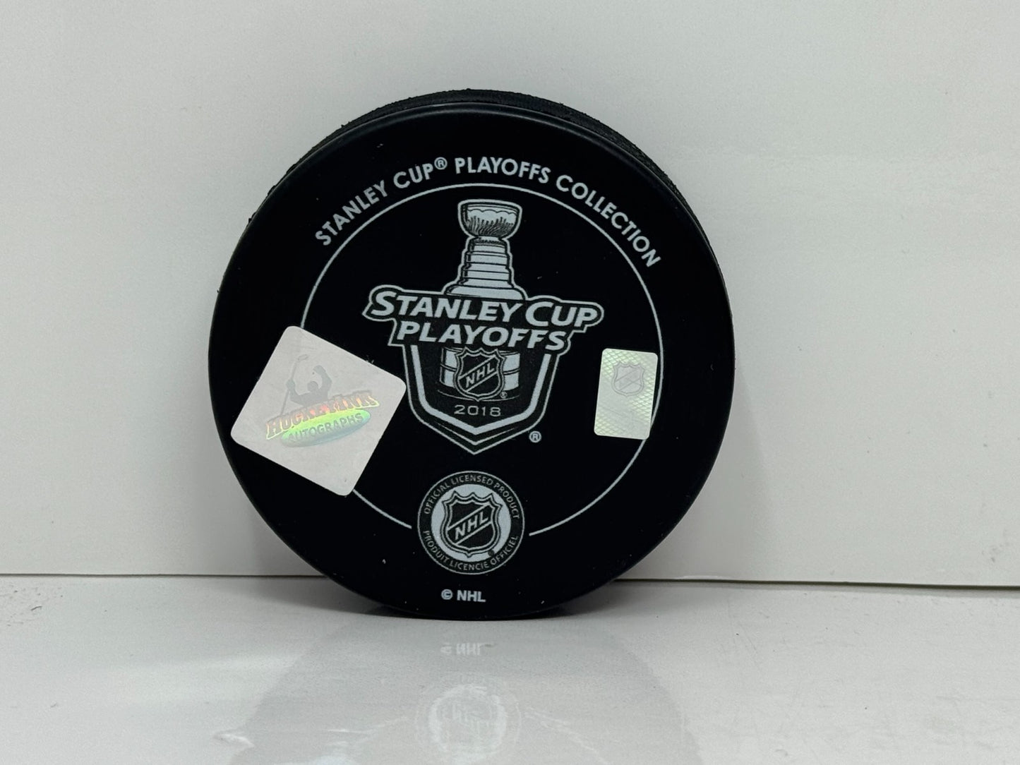 Andre Burakovsky Washington Capitals Signed NHL Autograph Puck Silver Auto