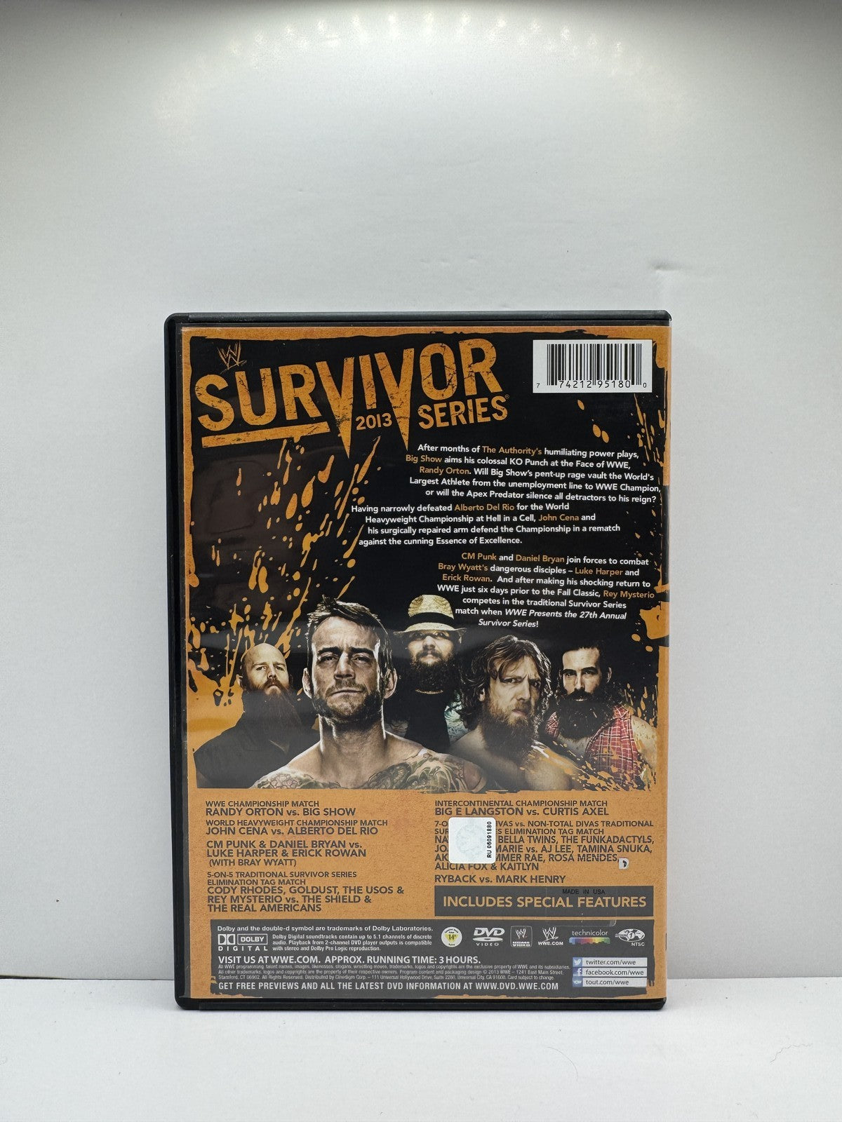 WWE Survivor Series 2013 (DVD) WWE Wrestling