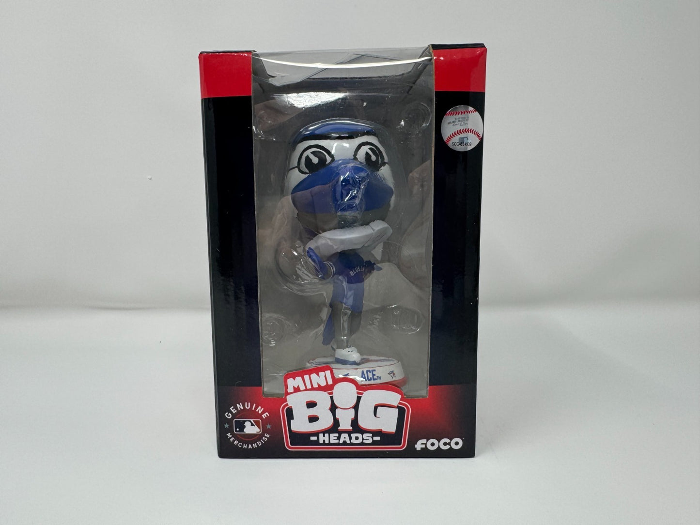 FOCO MLB Toronto Blue Jays Ace Mascot Mini Bigheads Bobblehead