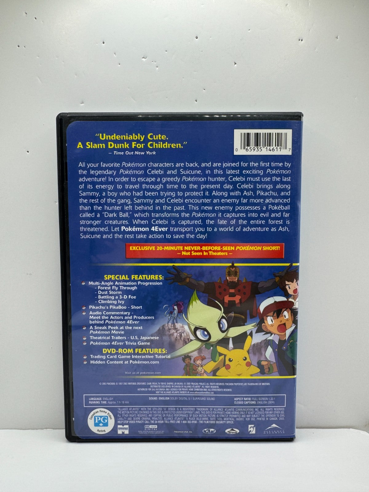 Pokemon 4Ever Celebi Voice of the Forest (DVD) Pokemon Anime