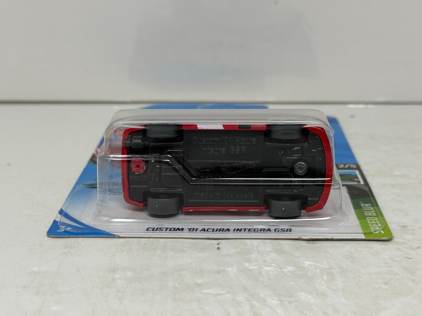 Hot Wheels Speed Blur Custom 2001 Acura Integra GSR 1:64 Diecast Red