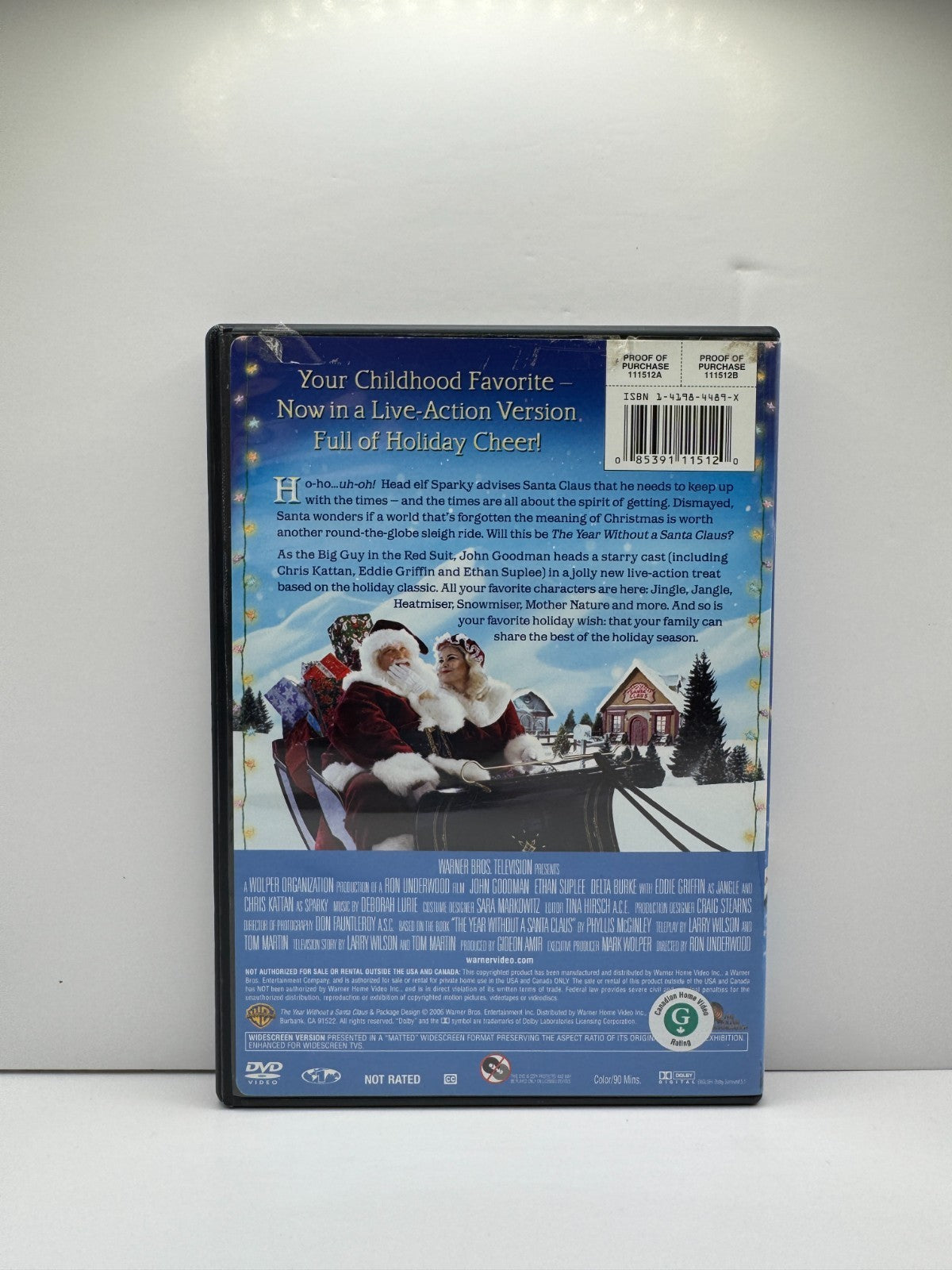 The Year Without a Santa Claus (DVD) John Goodman Comedy
