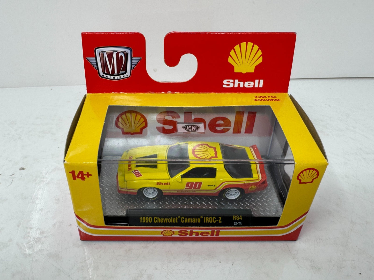 M2 Machines Shell 1990 Chevrolet Camaro IROC-Z 1:64 Diecast