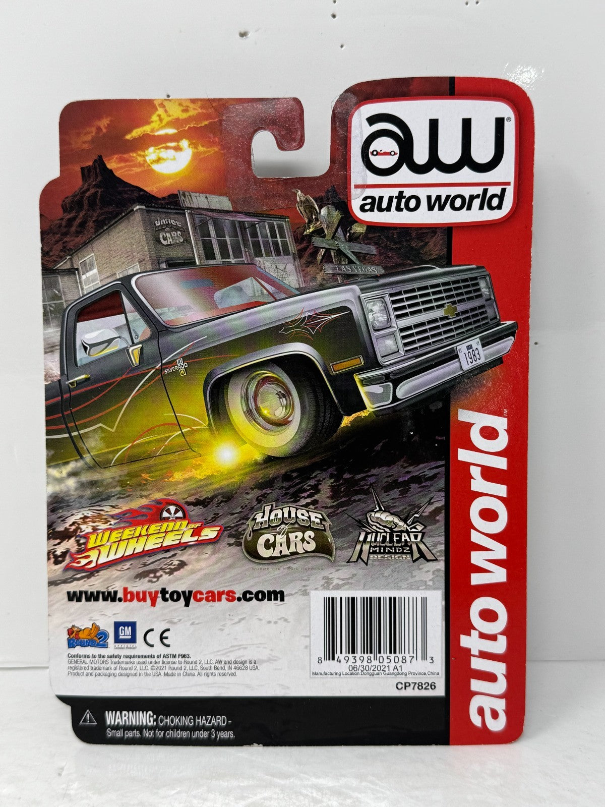 Auto World House of Cars 1983 Chevrolet Silverado Weekend of Wheels 1:64 Diecast