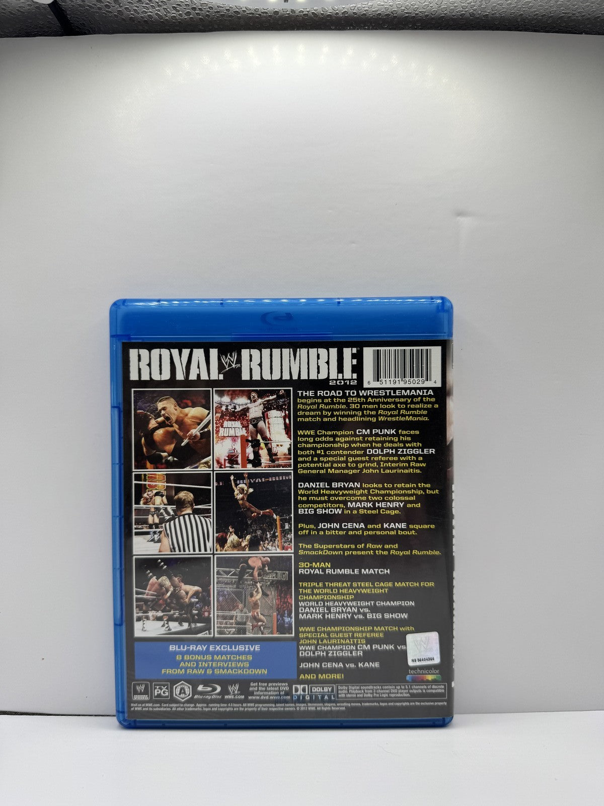 Royal Rumble 2012 25th Anniversary (Blu-ray) WWE Wrestling