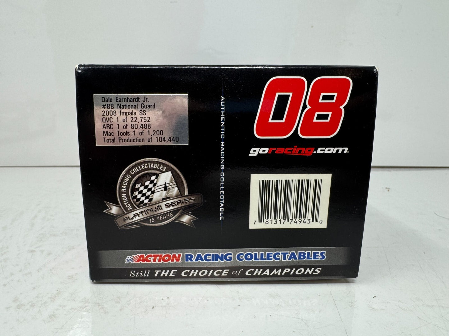 Action Nascar #88 Dale Earnhardt Jr. National Guard 2008 Impala SS 1:24 Diecast