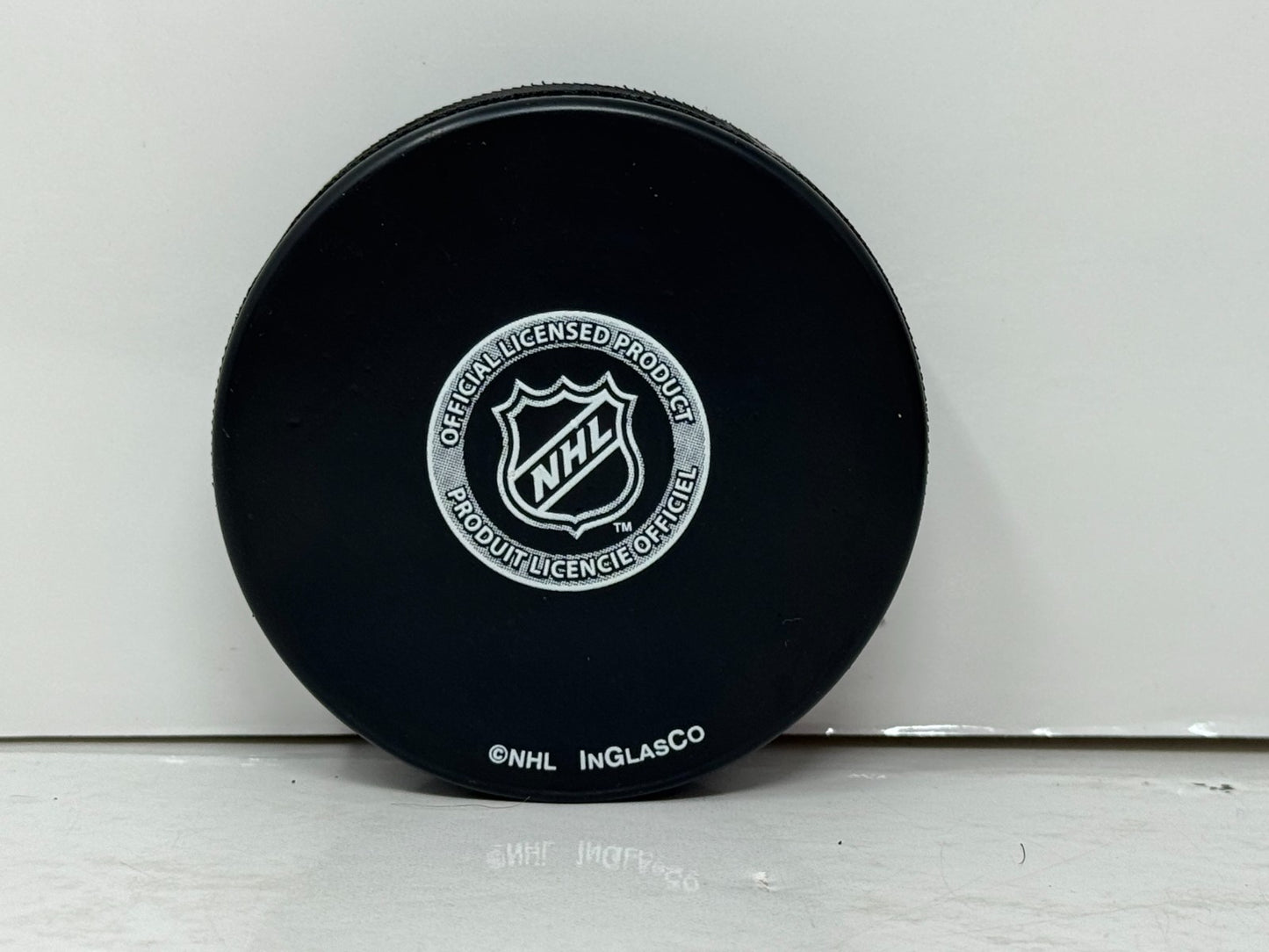 Matthew Barnaby Tampa Bay Lightning Signed NHL Autograph Puck Silver Auto