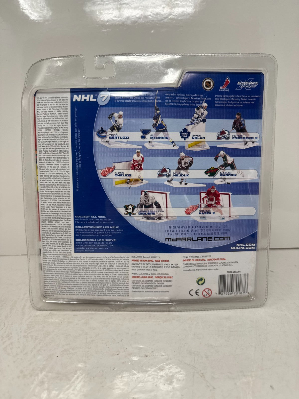 McFarlane NHL Chris Chelios Chicago Blackhawks Series 7 Chase Variant Figure