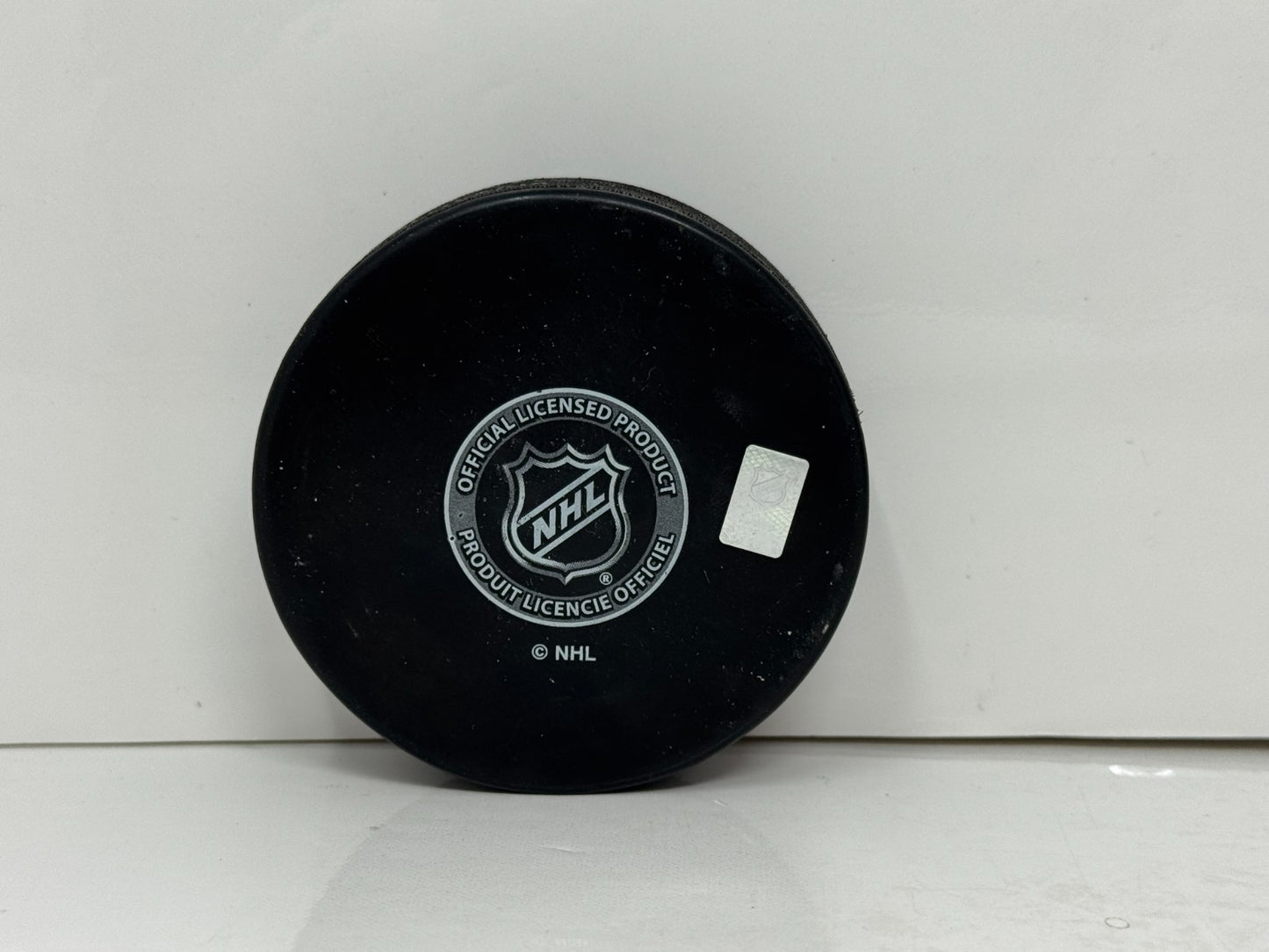 Matthew Knies Toronto Maple Leafs Signed NHL Autograph Puck Silver Auto