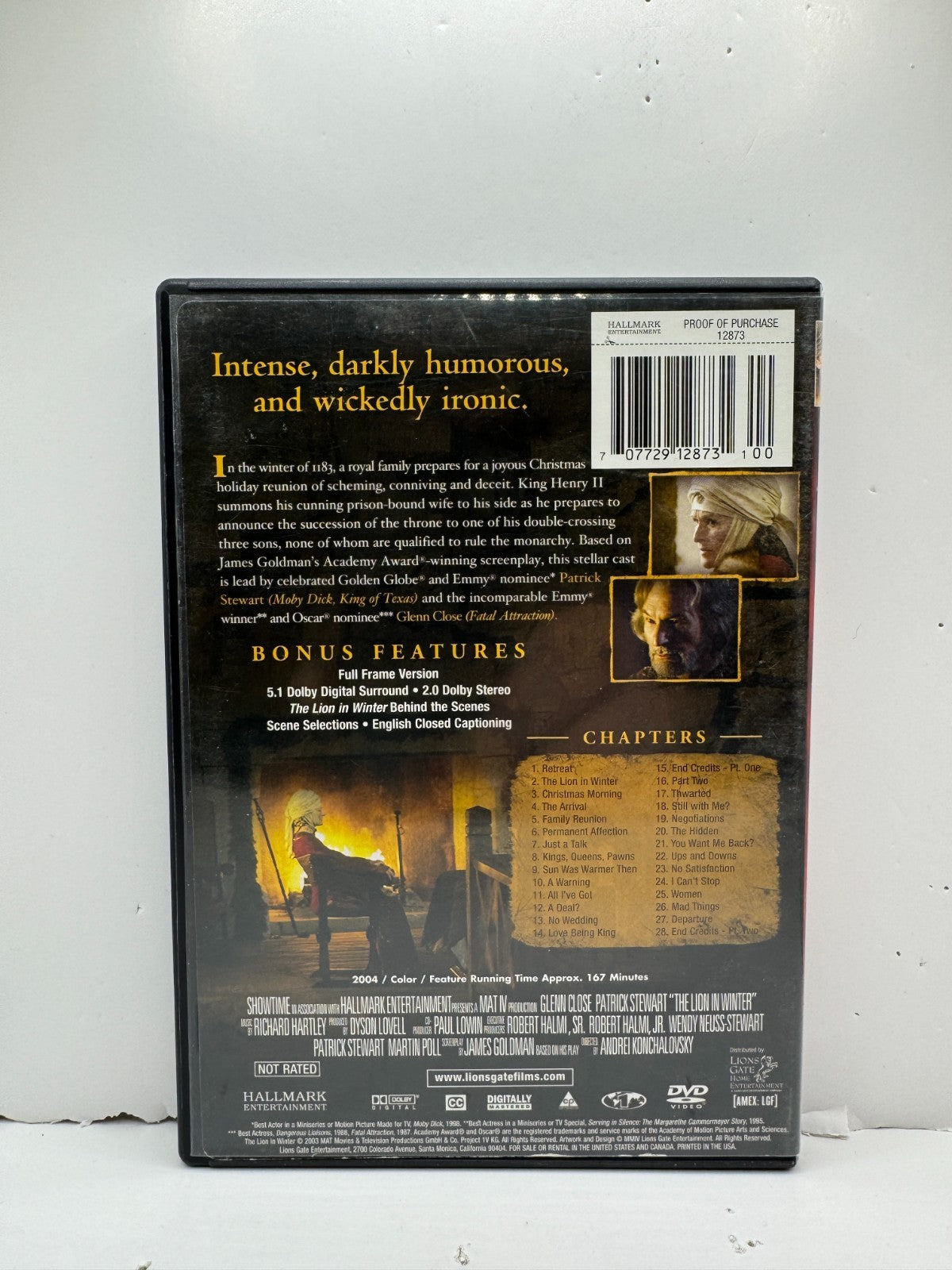 The Lion in Winter (DVD) Historical Drama