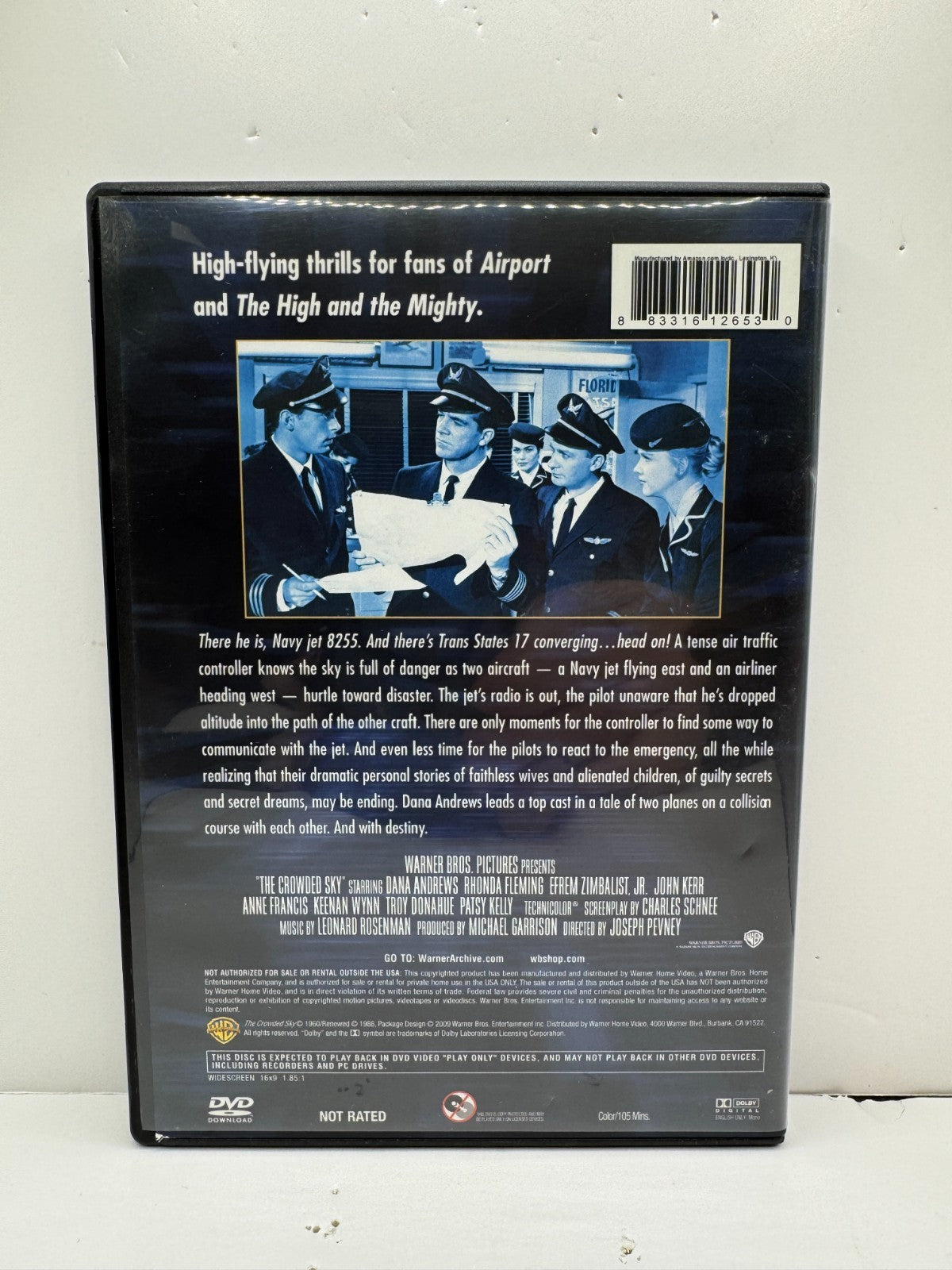 The Crowded Sky (DVD) Dana Andrews Drama