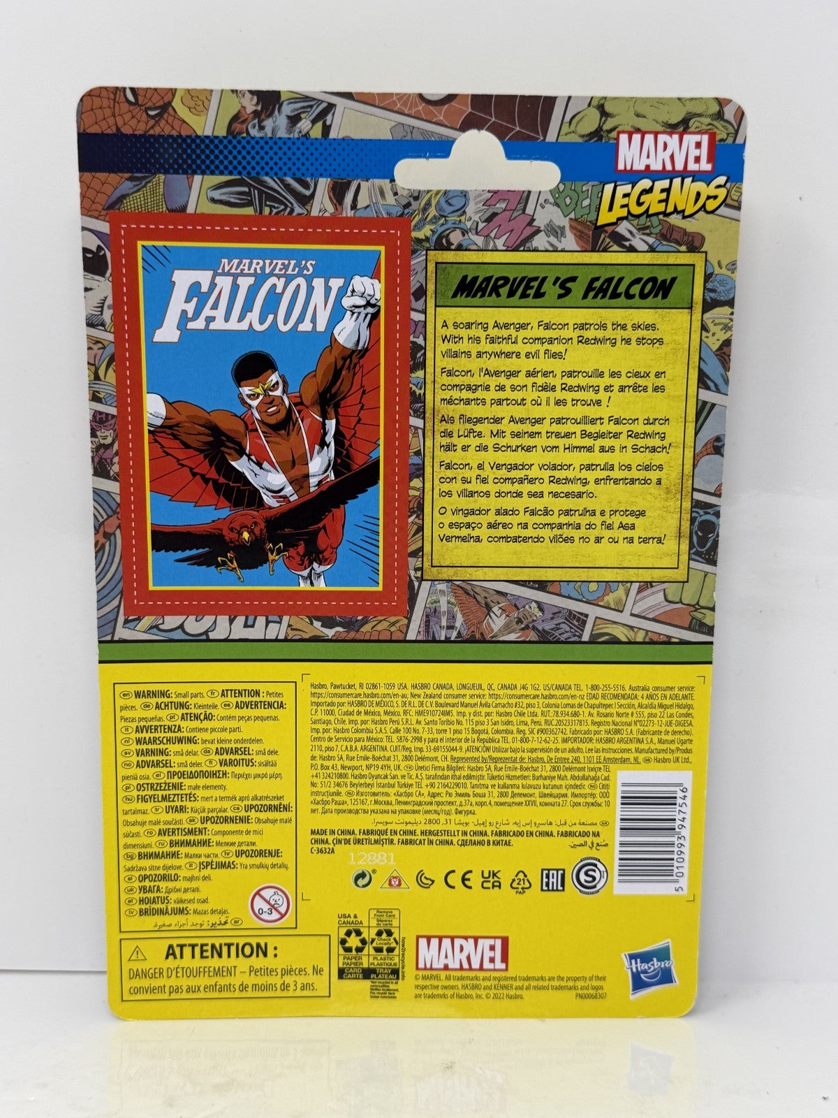 Marvel Legends Retro Kenner 3.75" Falcon Action Figure