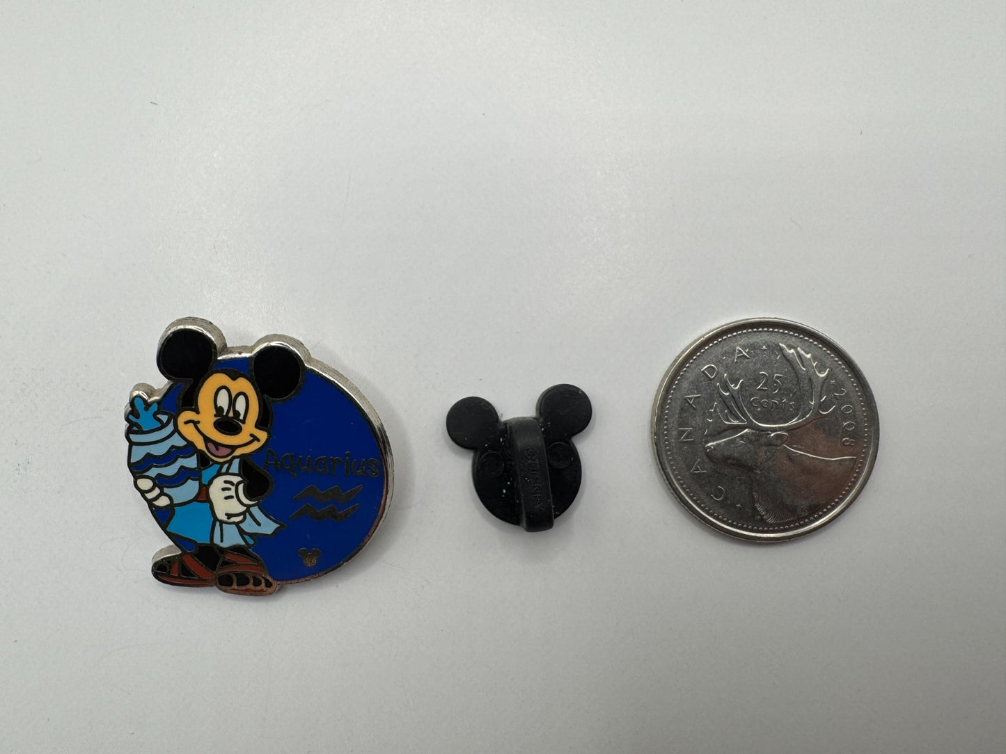 Disney Mickey Mouse Aquarius Zodiac Sign Hidden Mickey Trading Pin DC2S1