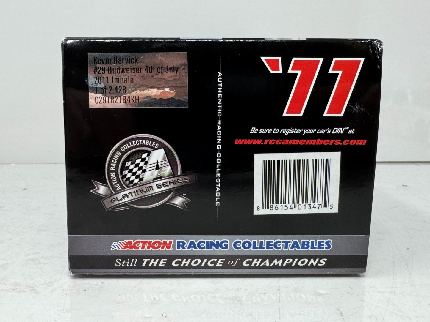 Lionel Racing Nascar #29 Kevin Harvick Budweiser 4th of July Chevy Impala 1:24 Diecast