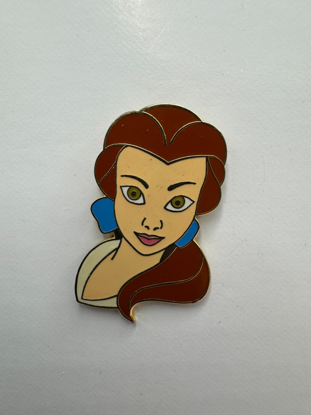 WDW Disney Belle Head Version 3 Beauty and the Beast Cast Lanyard Trading Pin DC2S6