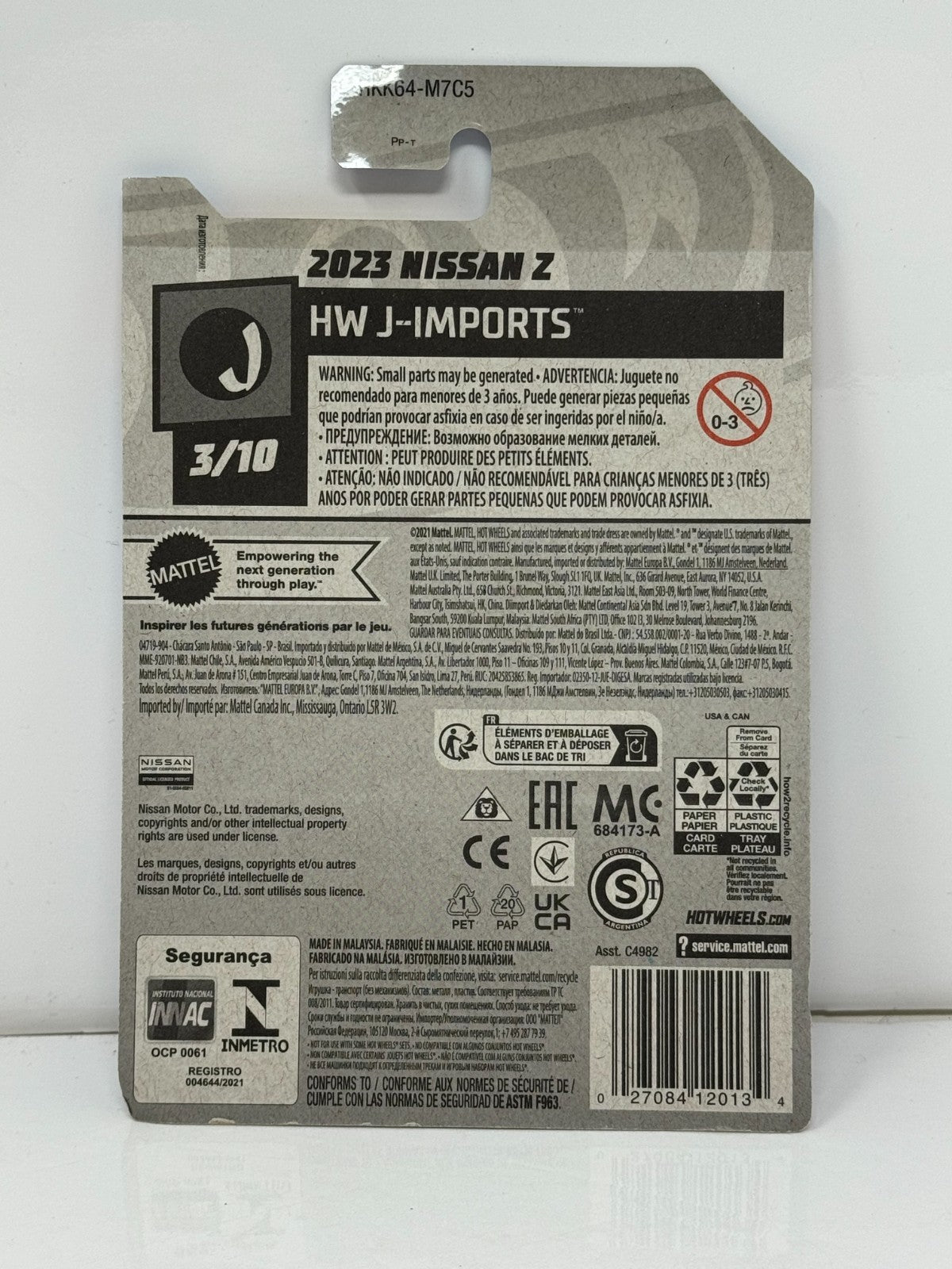 Hot Wheels HW J-Imports 2023 Nissan Z 1:64 Diecast