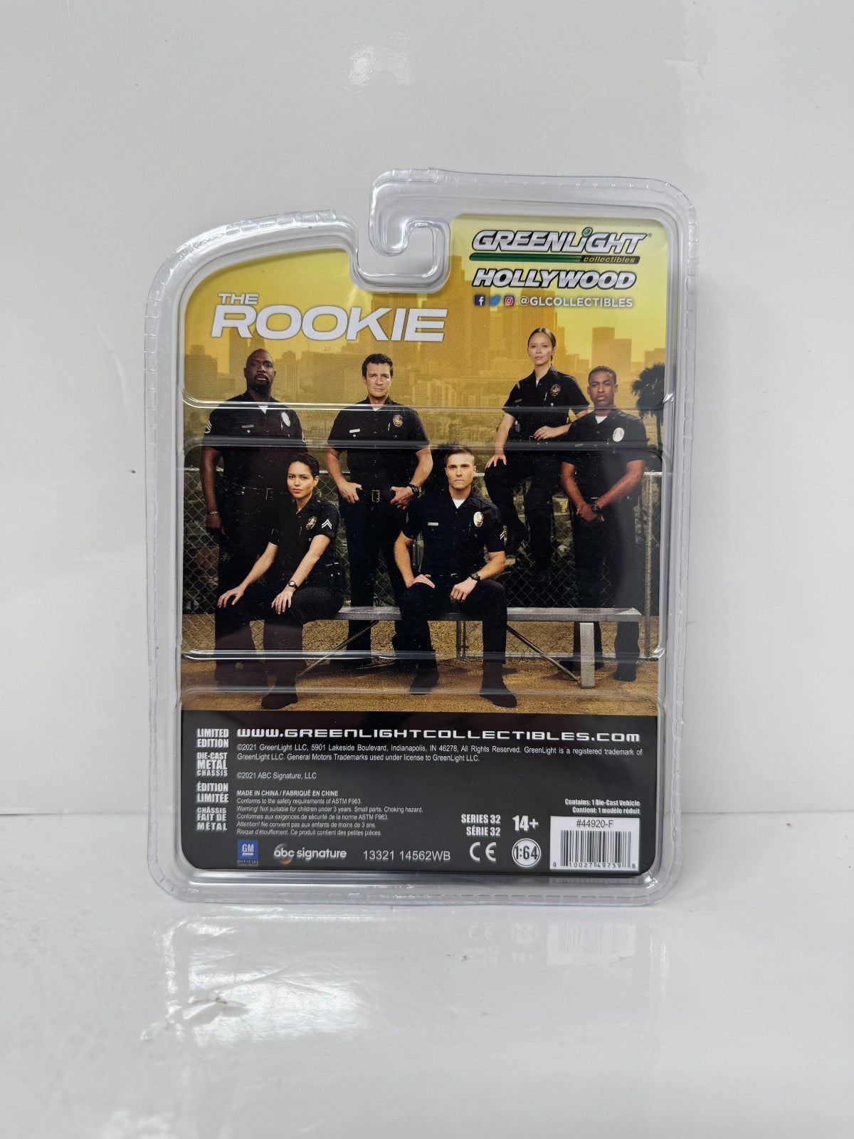 Greenlight Hollywood The Rookie 1971 Chevrolet Chevelle SS CHASE 1:64 Diecast