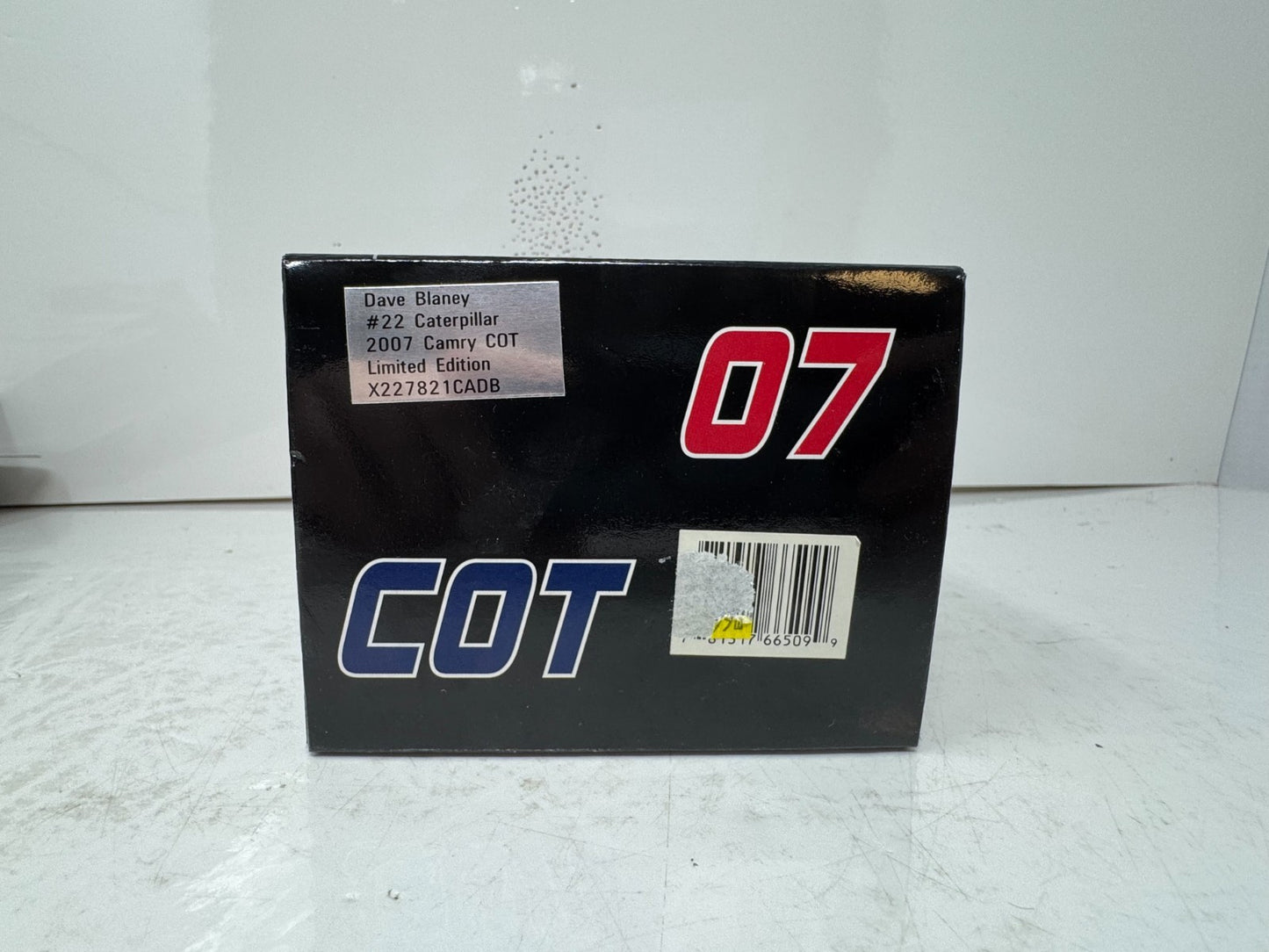 Motorsports Authentics #22 Dave Blaney Caterpillar 2007 Camry COT 1:24 Diecast