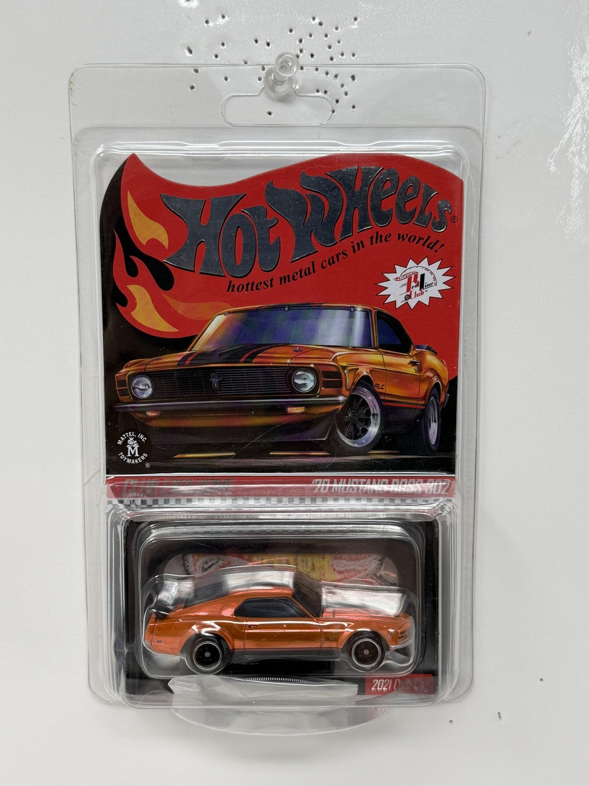 Hot Wheels RLC Red Line Club 2021 Club 1970 Ford Mustang Boss 302 1:64 Diecast