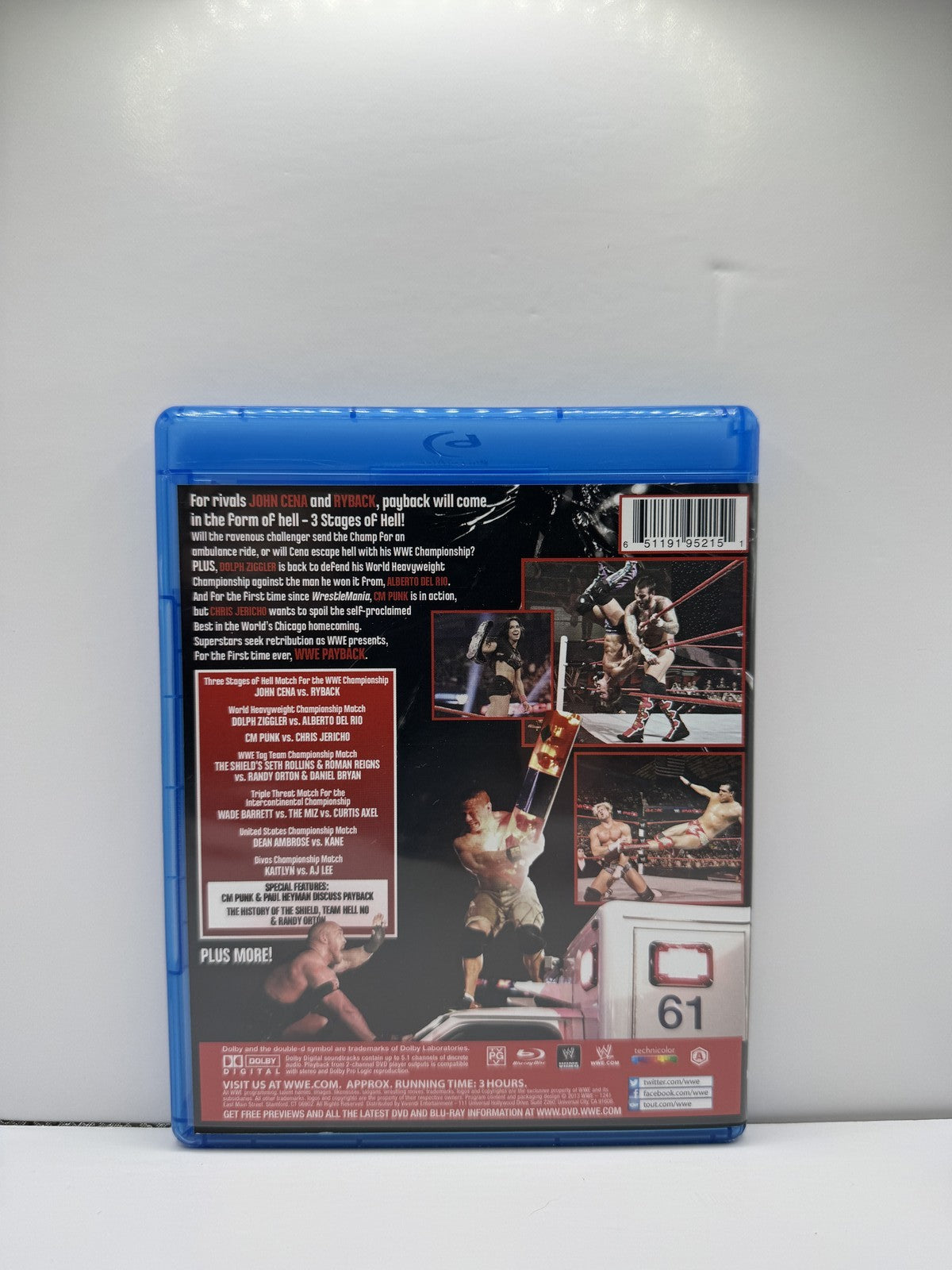 WWE Payback 2013 (Blu-ray) WWE Wrestling
