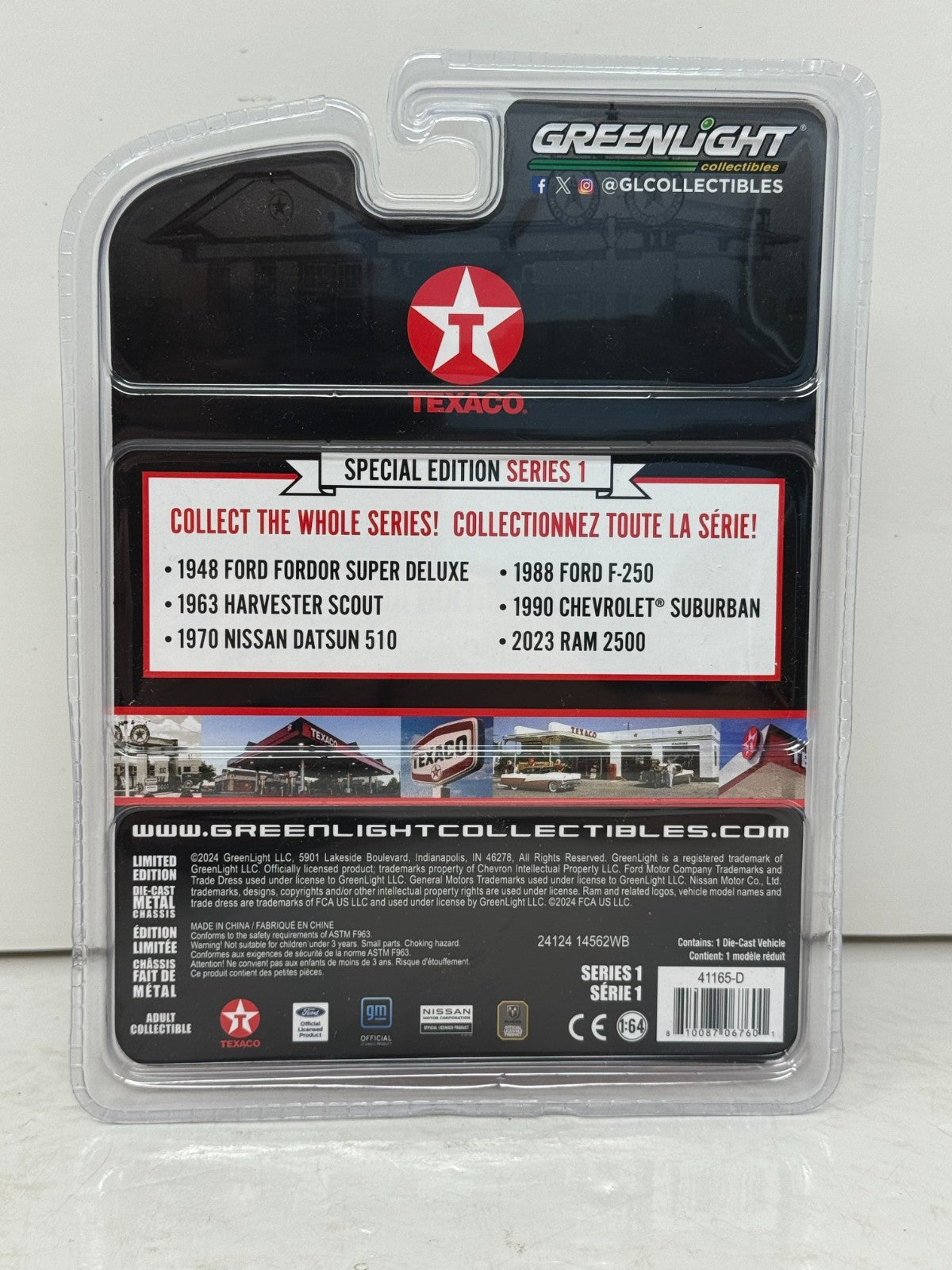 Greenlight Texaco 1988 Ford F-250 Tow Truck 1:64 Diecast