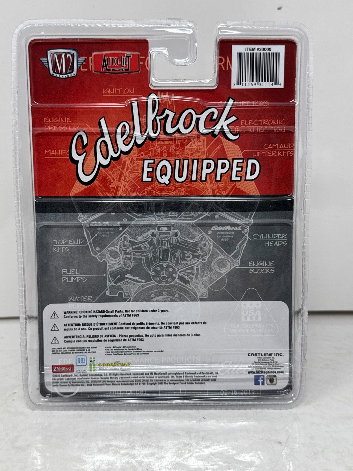 M2 Machines Auto Lift 1979 Chevrolet Silverado Edelbrock Equipped 1:64 Diecast
