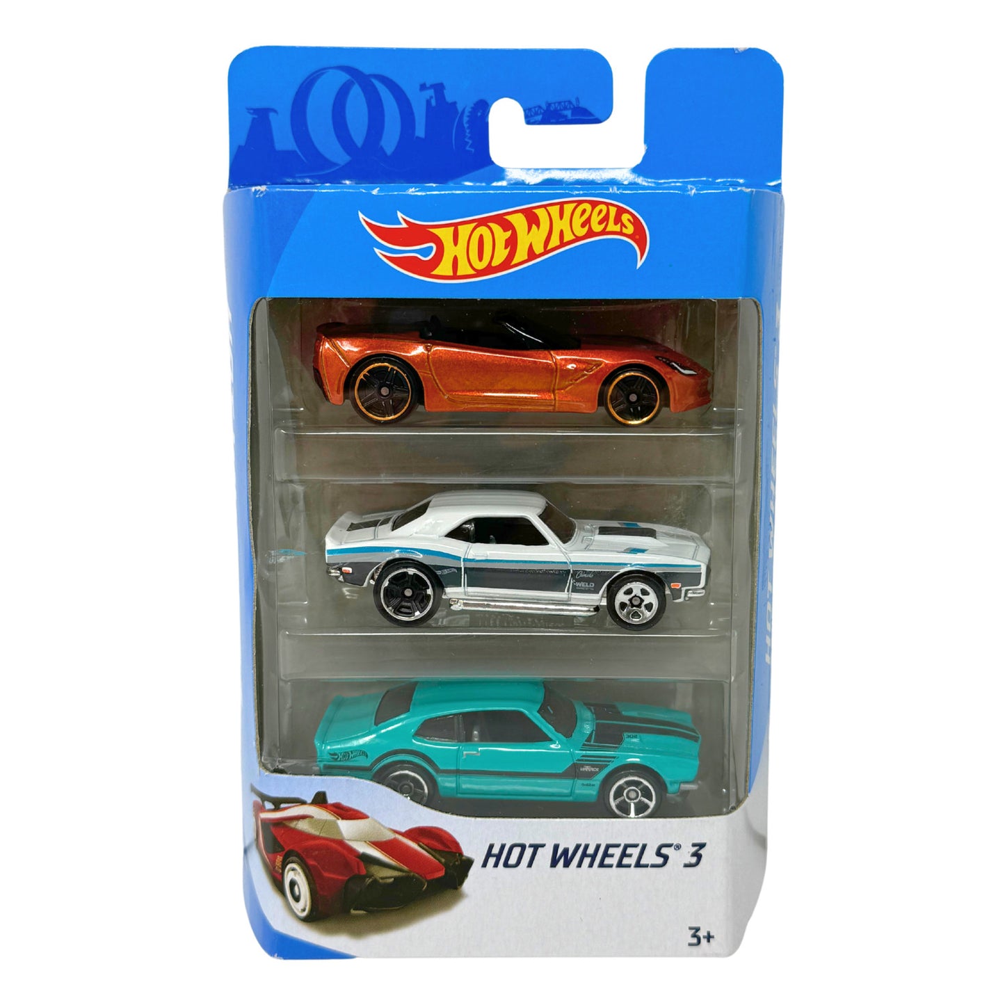 Hot Wheels 3-Pack Car Gift Set 1:64 Diecast