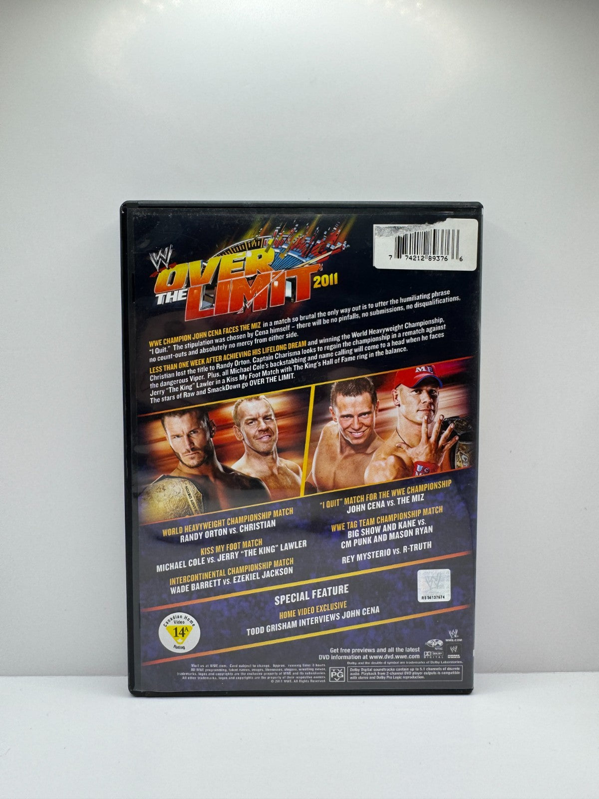 WWE Over The Limit 2011 (DVD) WWE Wrestling