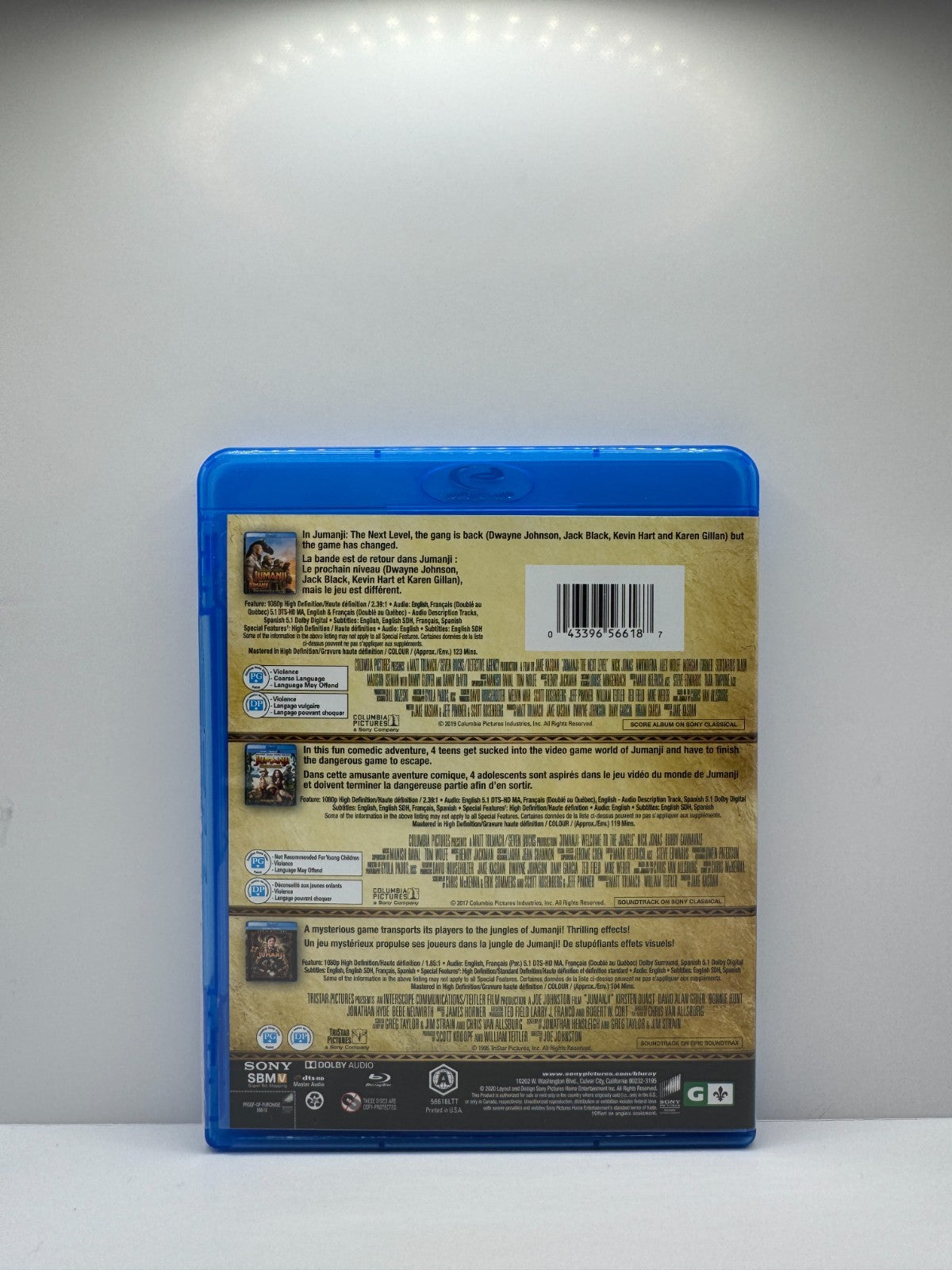 Jumanji 3-Movie Collection (Blu-ray) Jumanji Adventure
