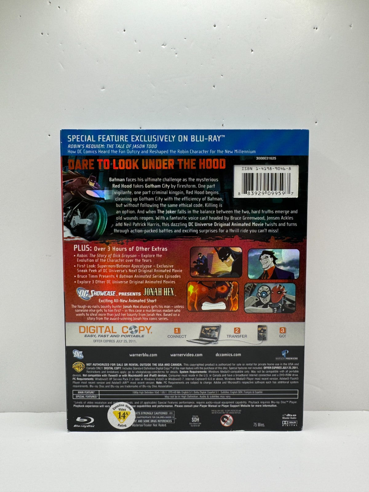 Batman Under the Red Hood (Blu-ray) Bruce Greenwood Action Animated