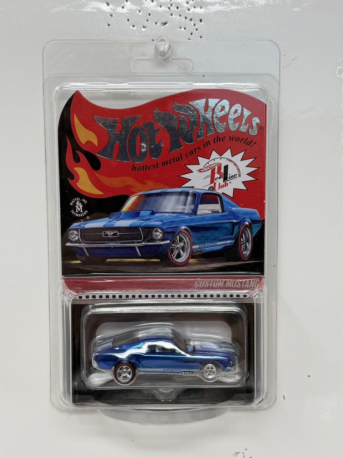Hot Wheels RLC Red Line Club Custom Mustang Club Exclusive 1:64 Diecast ERROR