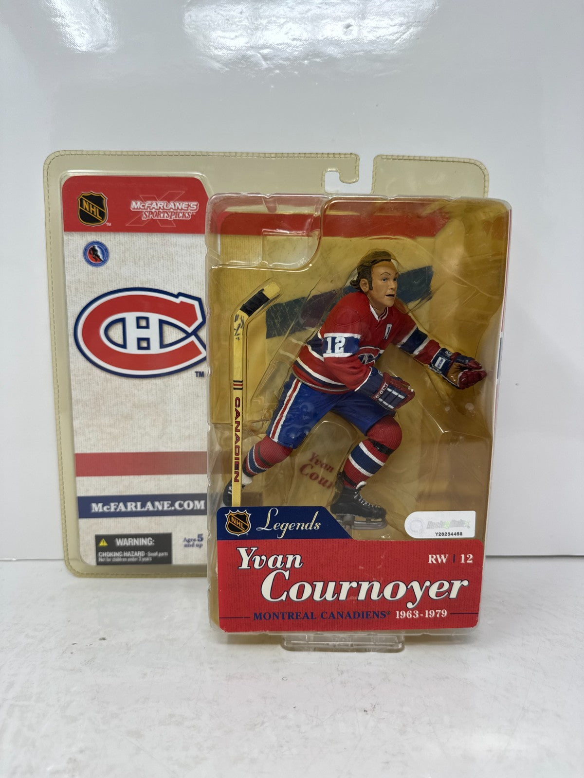 Mcfarlane NHL Yvan Cournoyer Montreal Canadiens Legends Series 1 Figure