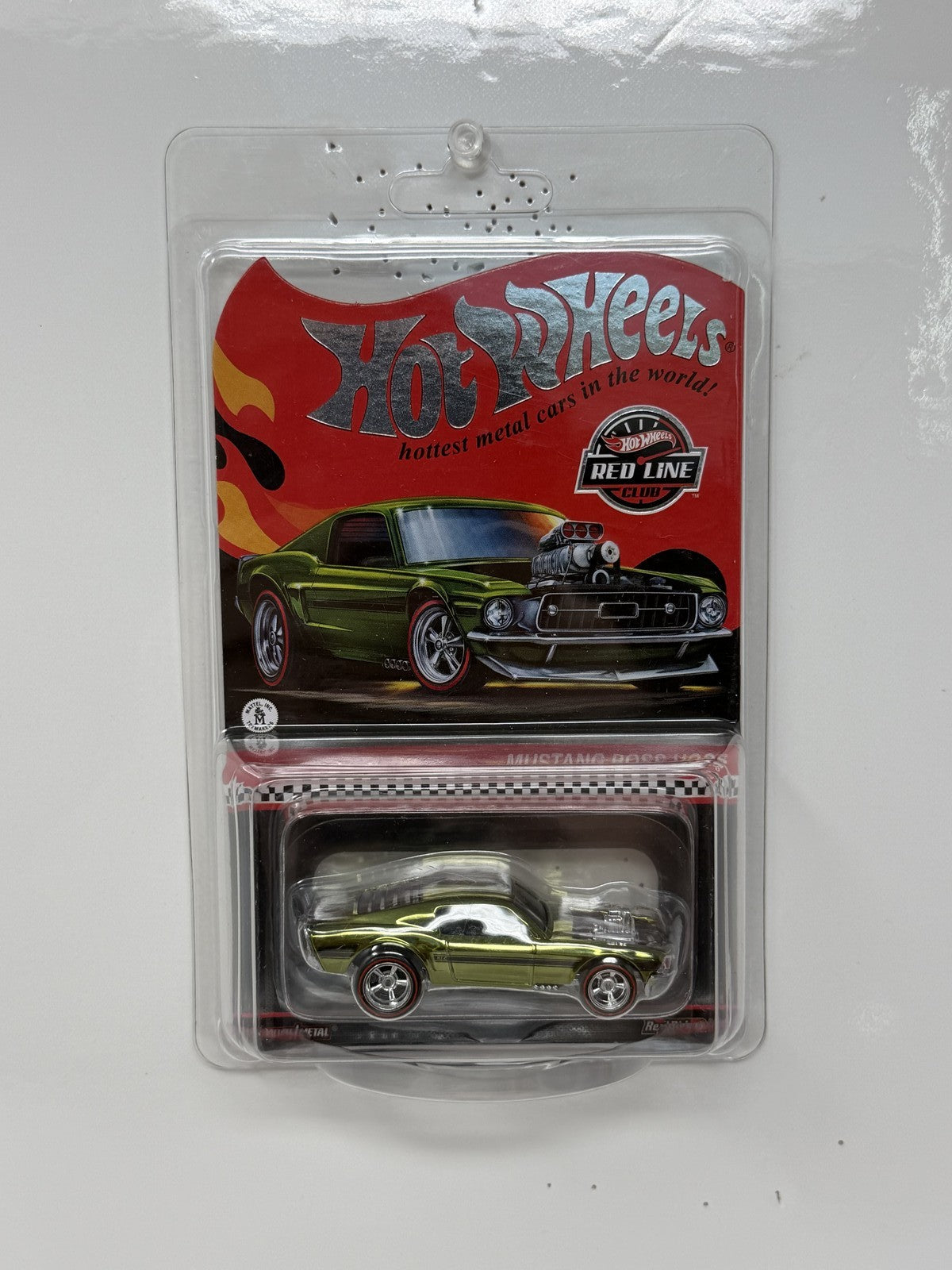 Hot Wheels RLC Red Line Club Mustang Boss Hoss Club Exclusive 1:64 Diecast