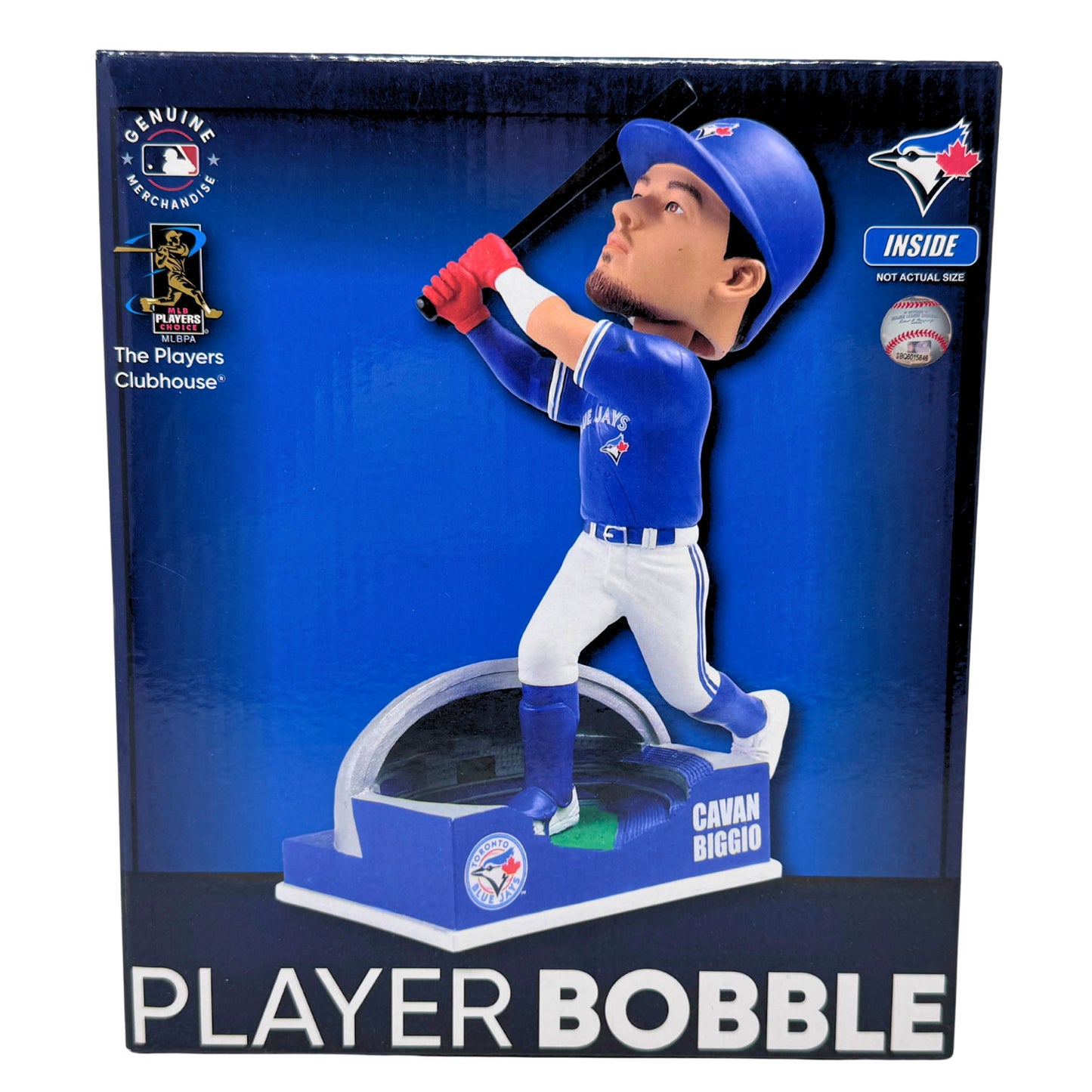 FOCO MLB Toronto Blue Jays Cavan Biggio "Stadium" Bobblehead