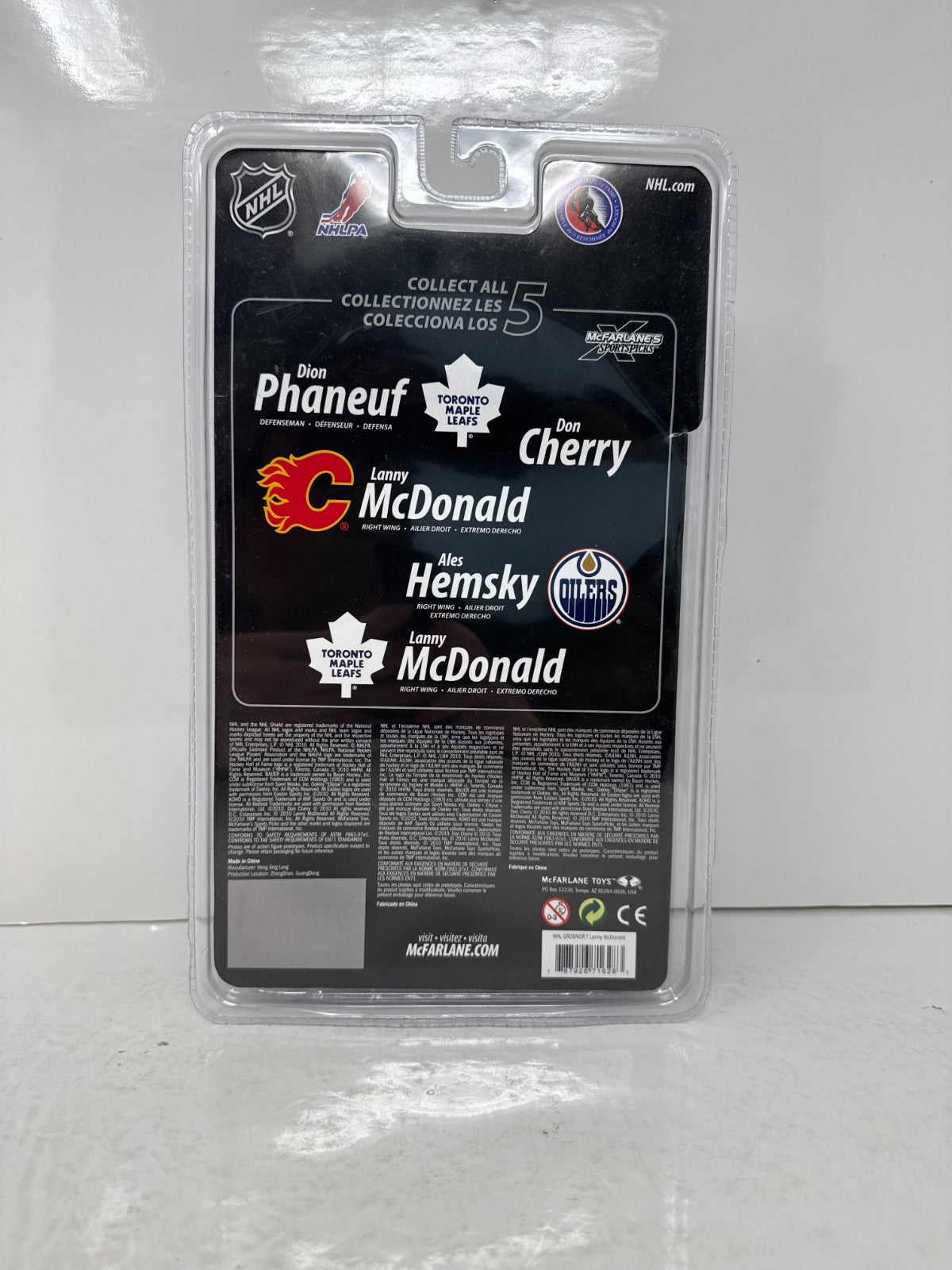 McFarlane NHL Lanny McDonald Toronto Maple Leafs Grosnor Series 1 Figure