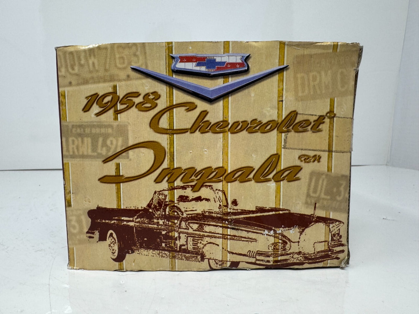 Motormax 1958 Chevrolet Impala Sierra Gold Metallic 1:18 Diecast