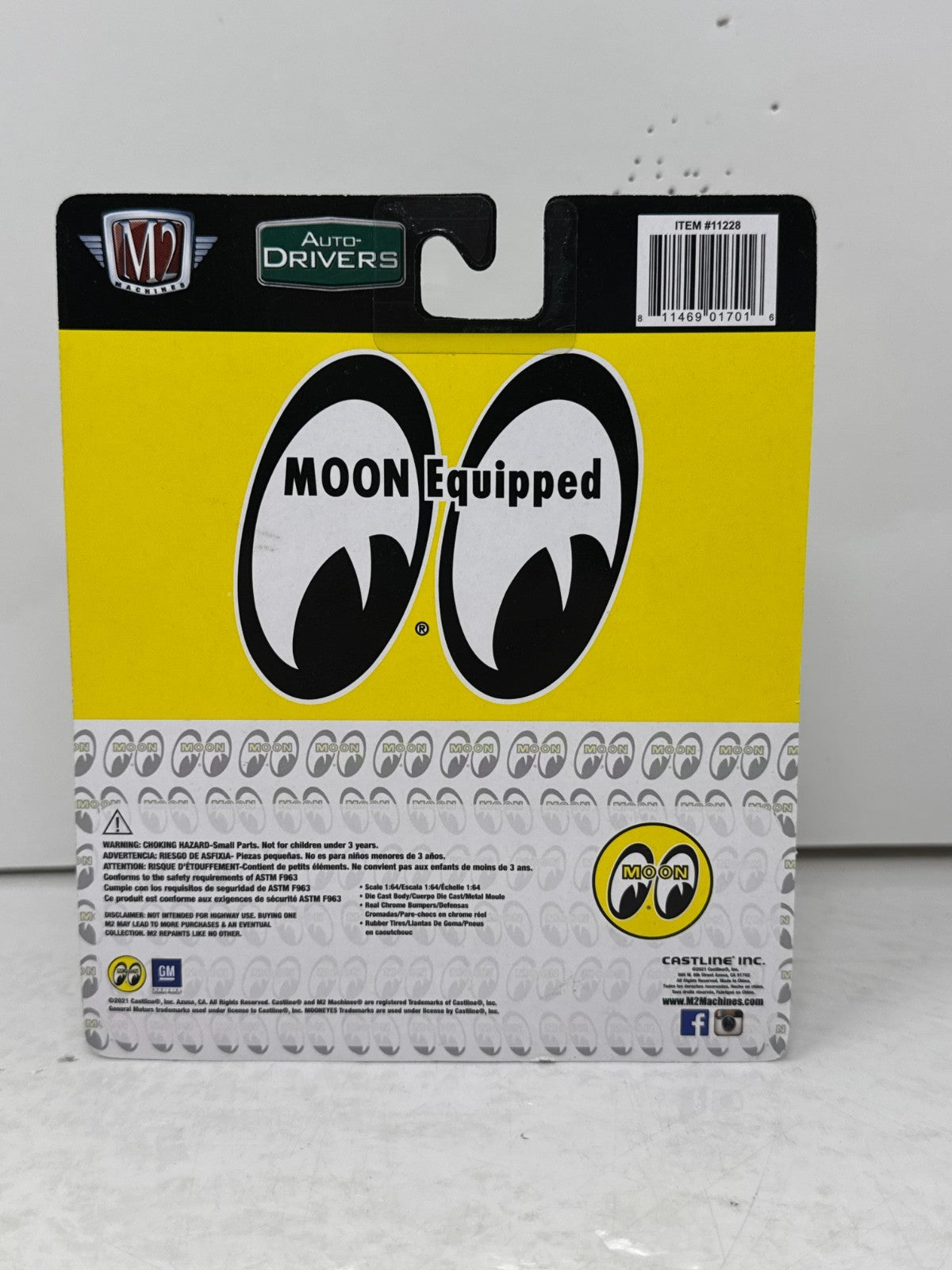 M2 Machines 1957 Chevrolet Bel Air Moon Eyes 1:64 Diecast