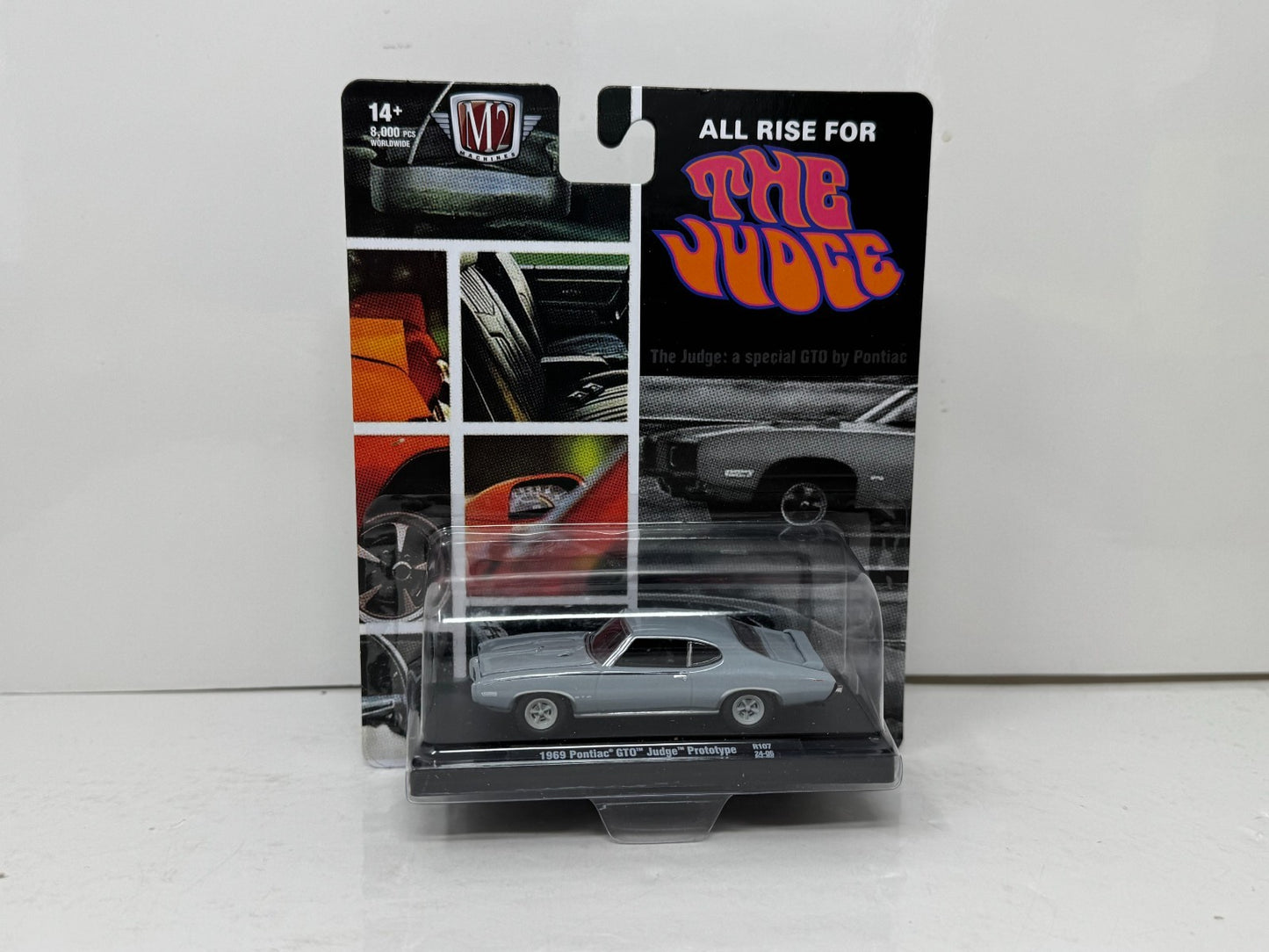 M2 Machines Auto Drivers 1969 Pontiac GTO Judge Prototype 1:64 Diecast