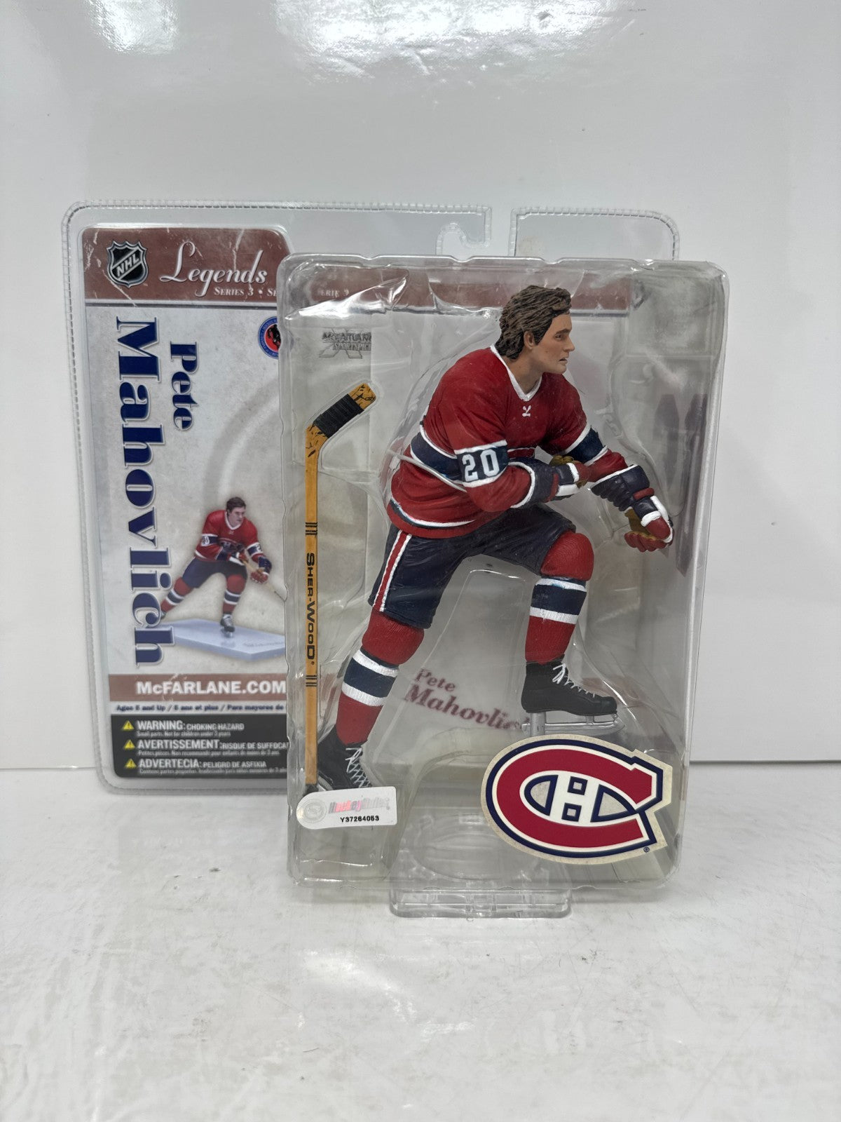 McFarlane NHL Pete Mahovlich Montreal Canadiens Legends Series 3 Figure