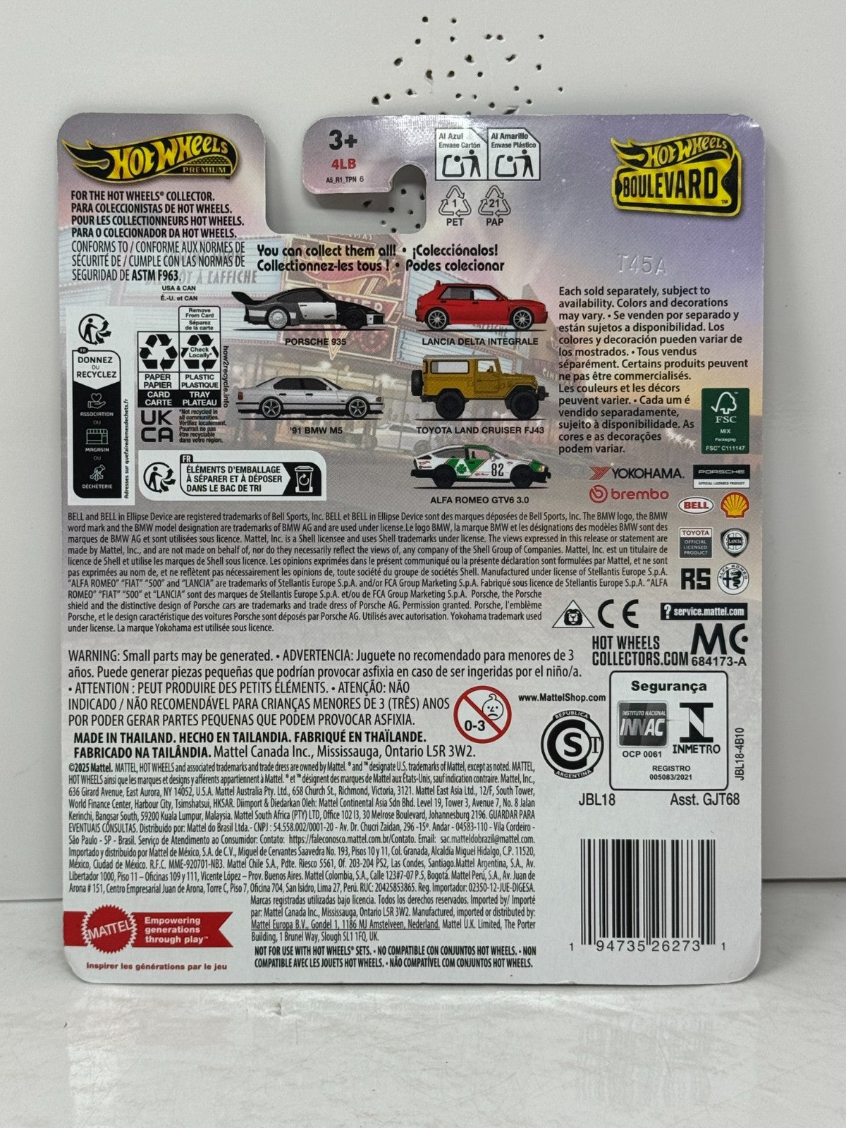 Hot Wheels Premium Boulevard #117 Lancia Delta Integrale 1:64 Diecast