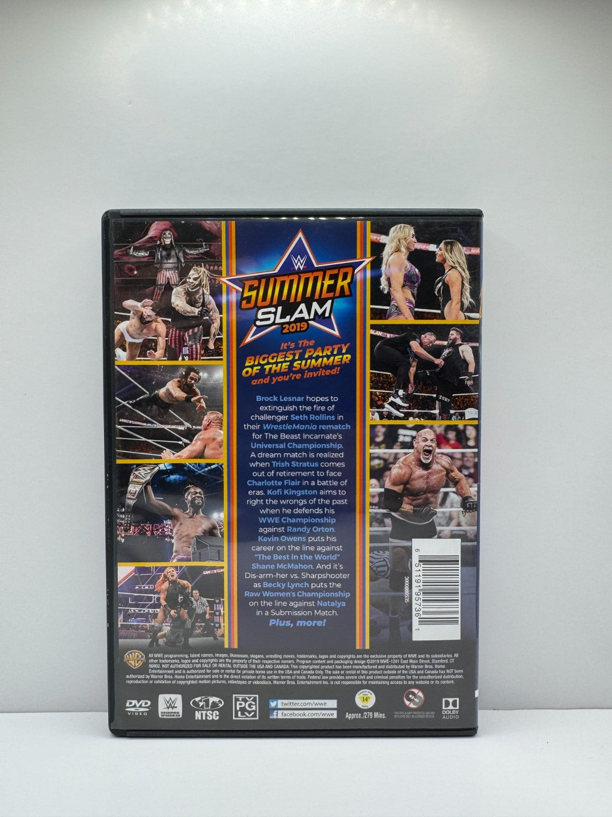 WWE: SummerSlam 2019 (DVD) WWE Wrestling