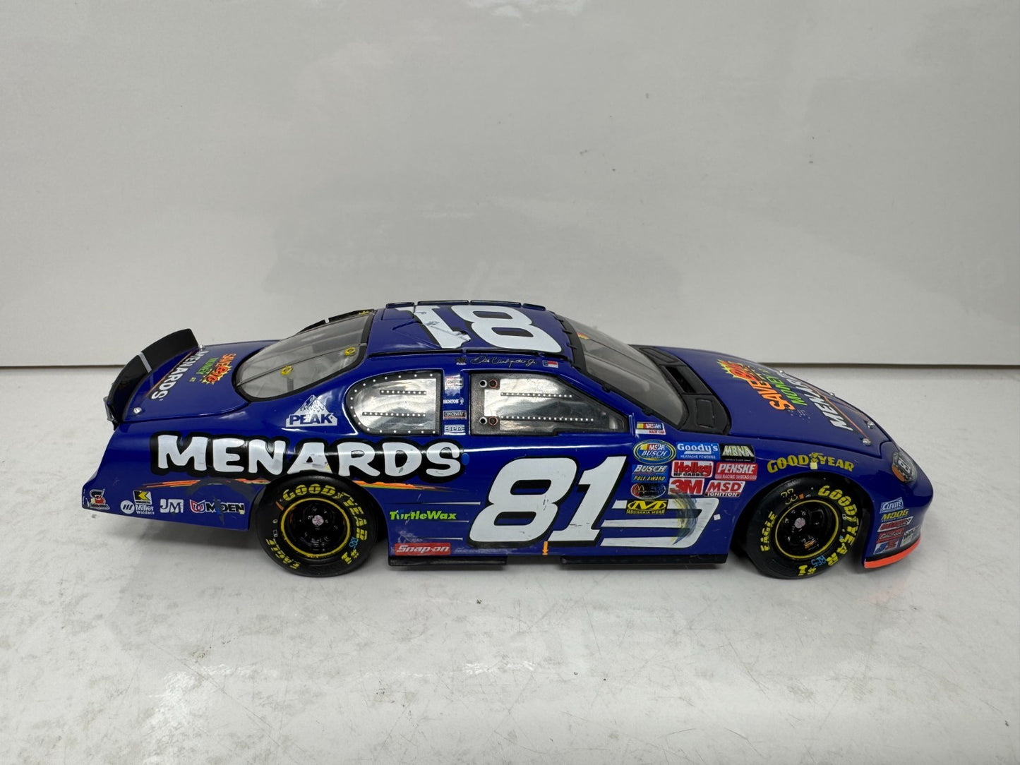 Action Nascar Elite #81 Dale Earnhardt Jr. Menards Bristol Raced 1:24 Diecast
