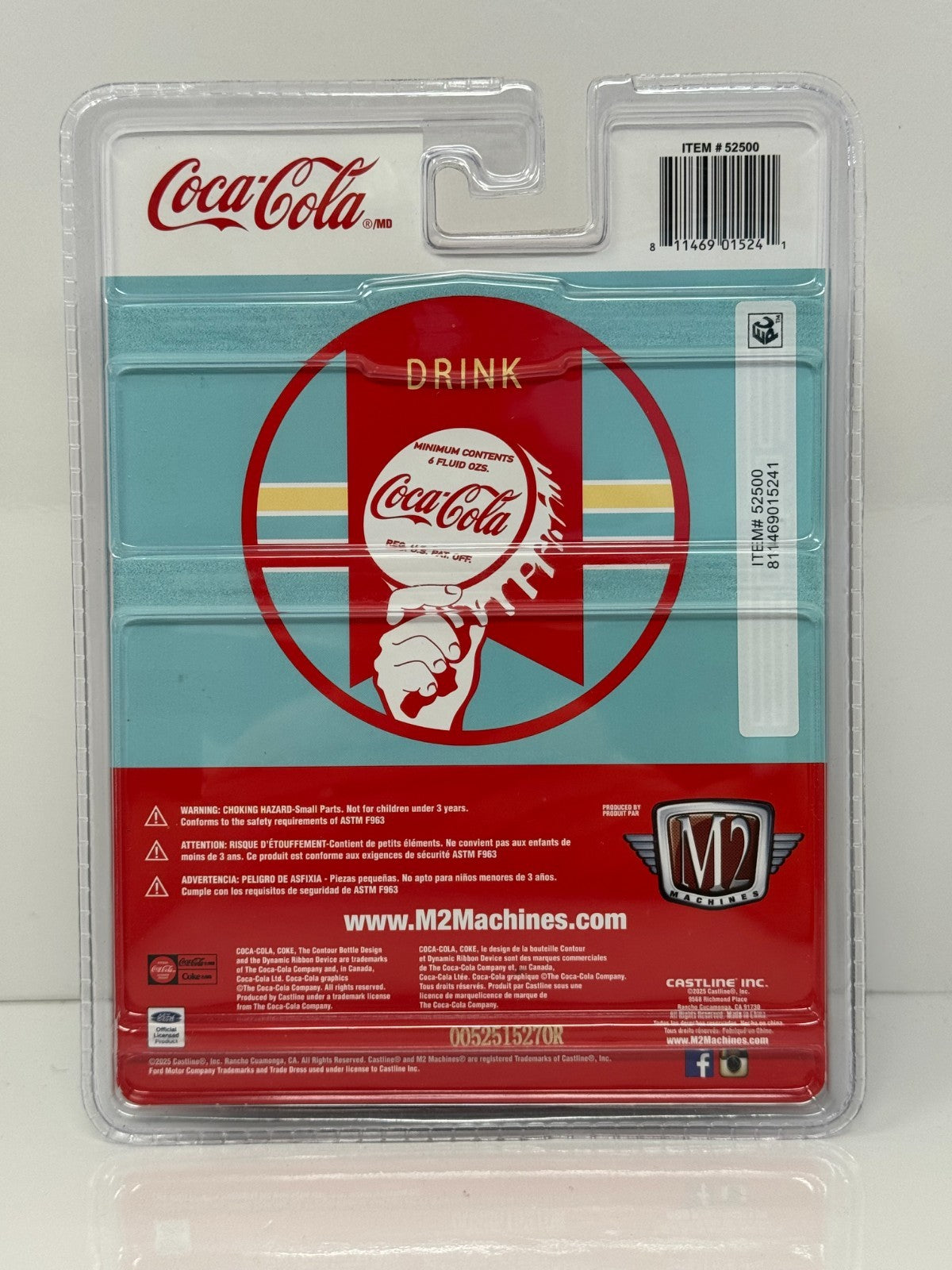 M2 Machines Coca-Cola 1969 Ford F-100 Ranger Truck 1:64 Diecast