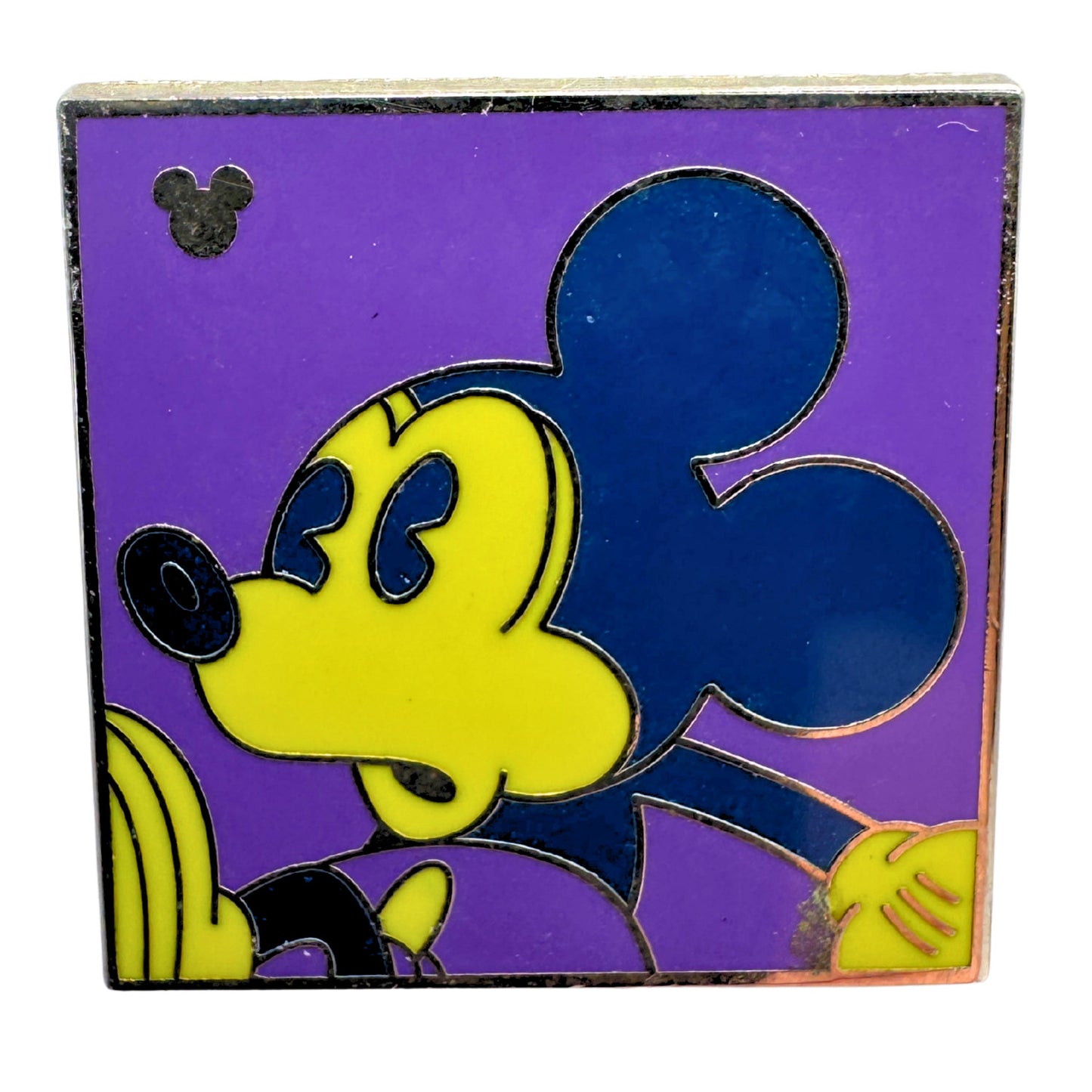 WDW Disney Neon Mickey Mouse Purple Hidden Mickey Trading Pin DC2S1