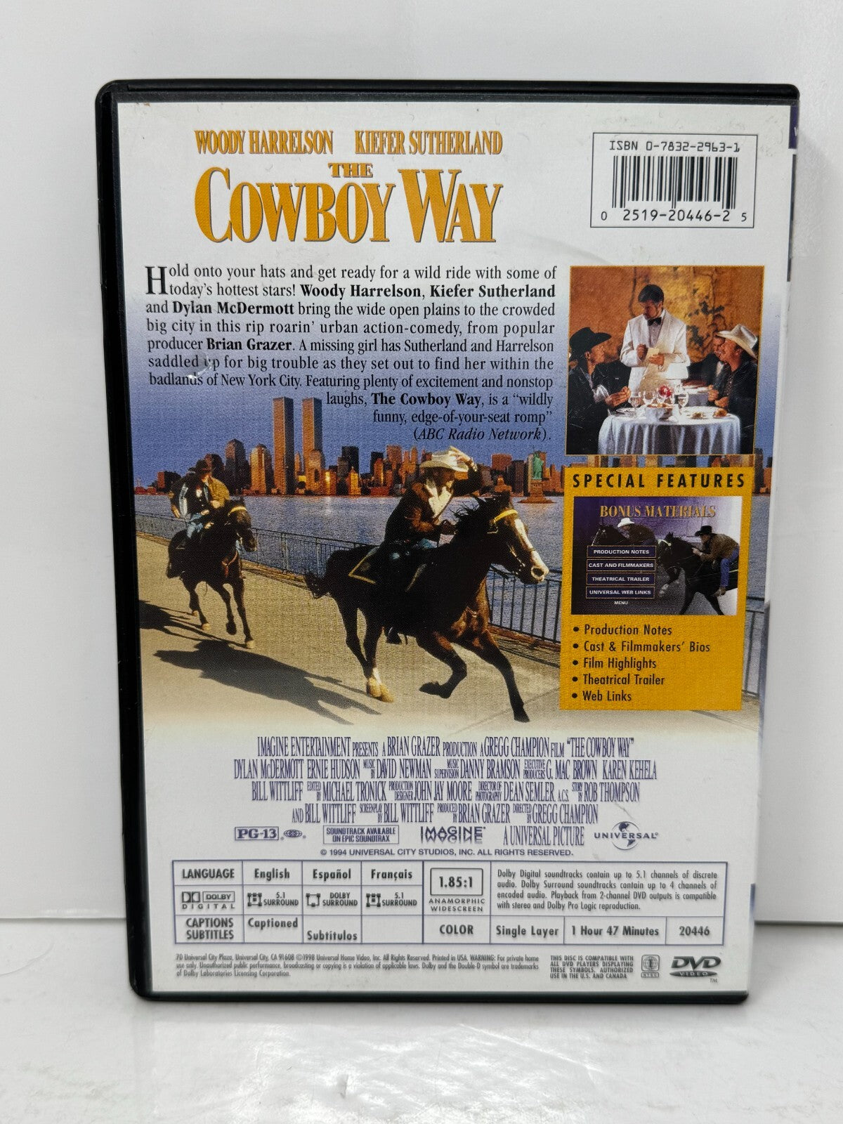 The Cowboy Way (DVD) Western Good Condition!!!