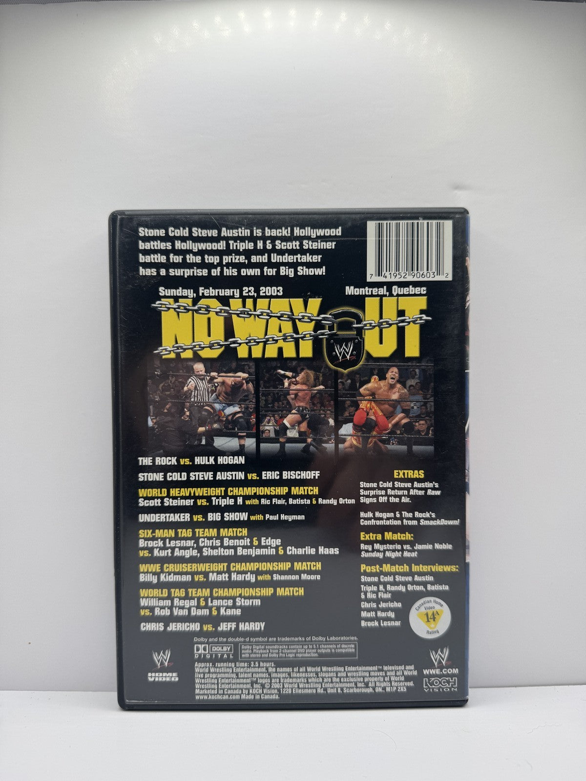 WWE No Way Out 2003 (DVD) WWE Wrestling