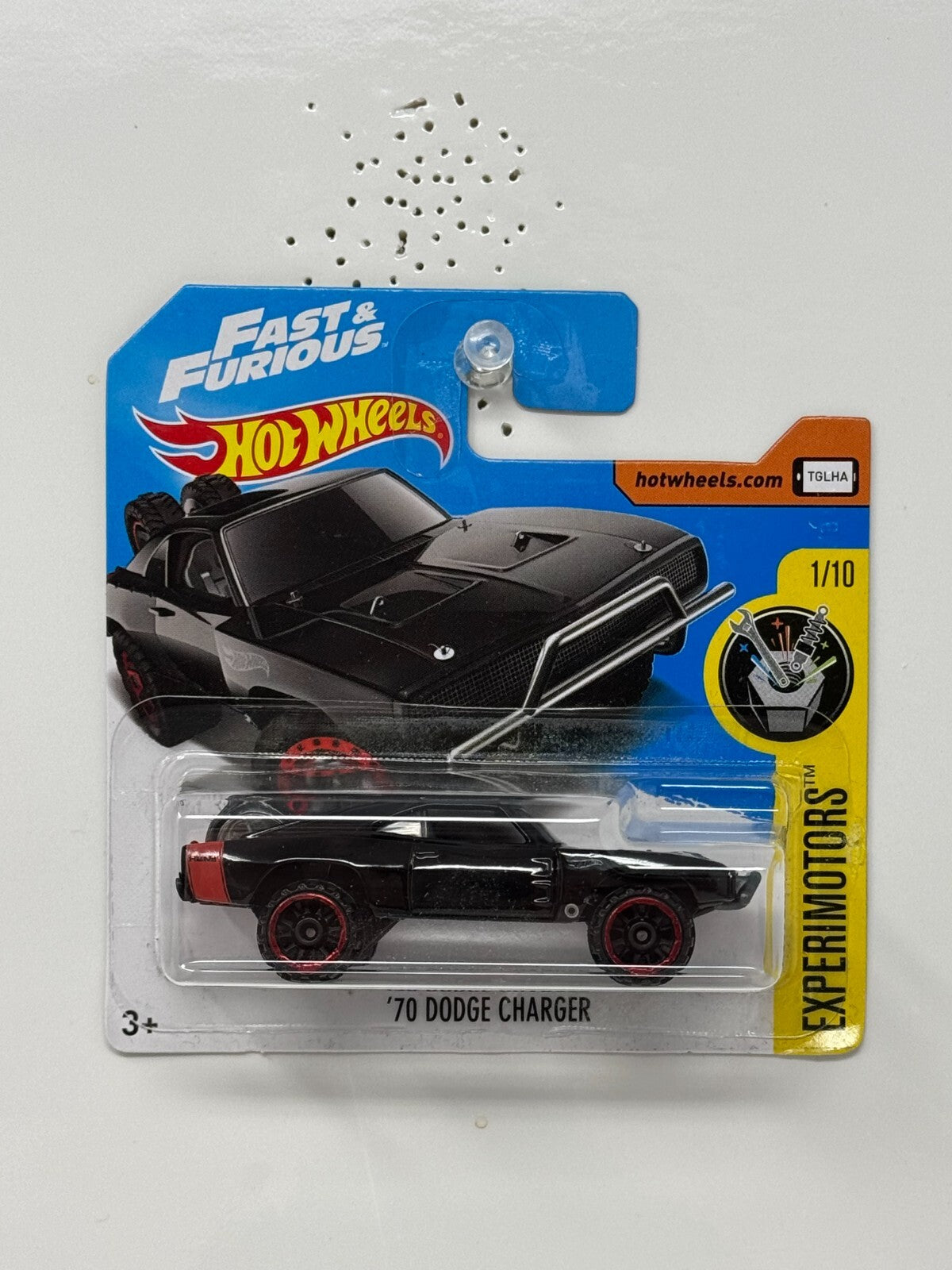 Hot Wheels Experimotors 1970 Dodge Charger Fast & Furious Muscle Car 1:64 Diecast